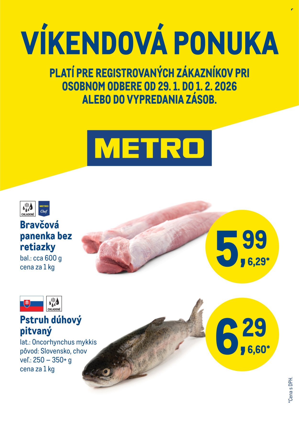 METRO leták - Víkendová ponuka (2026-01-29 - 2026-02-01) | 1
