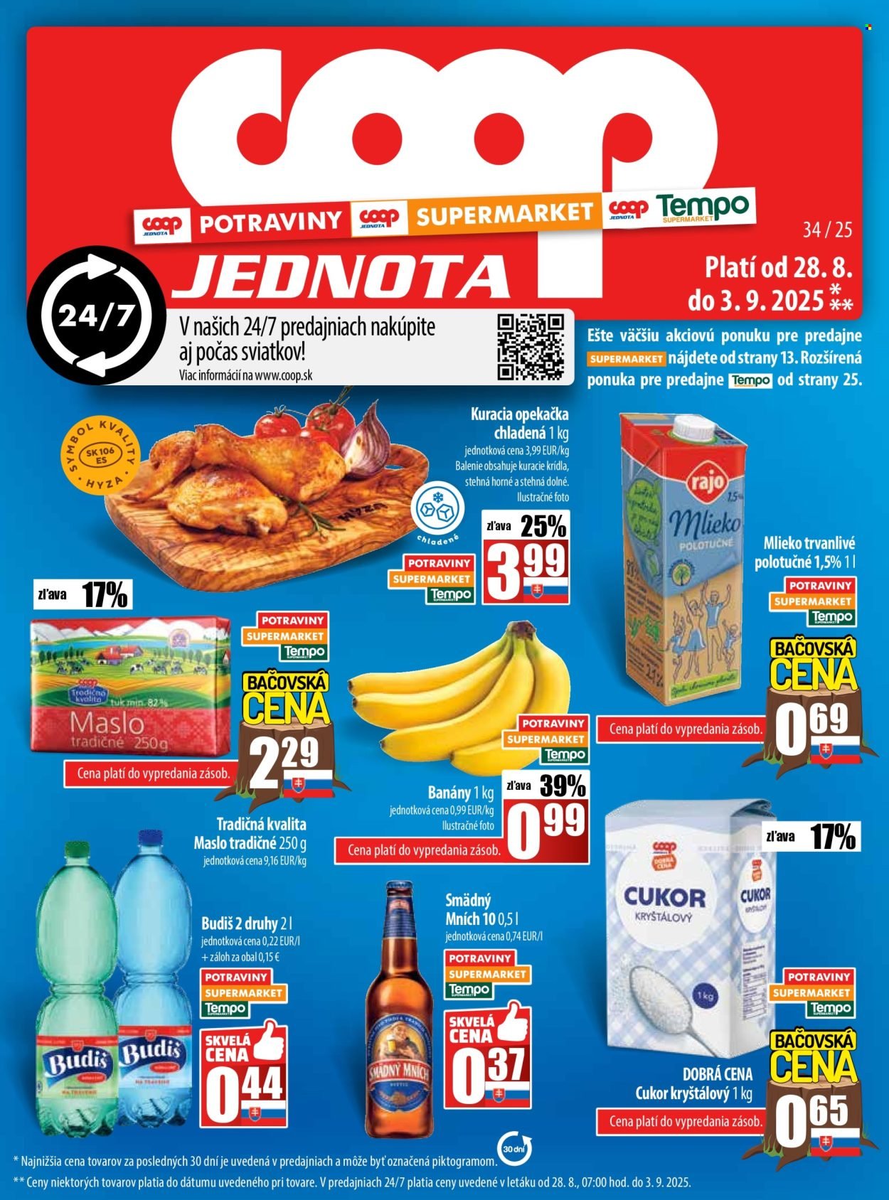 COOP JEDNOTA leták - Od štvrtka 28.8.2025 (2025-08-28 - 2025-09-03) | 1