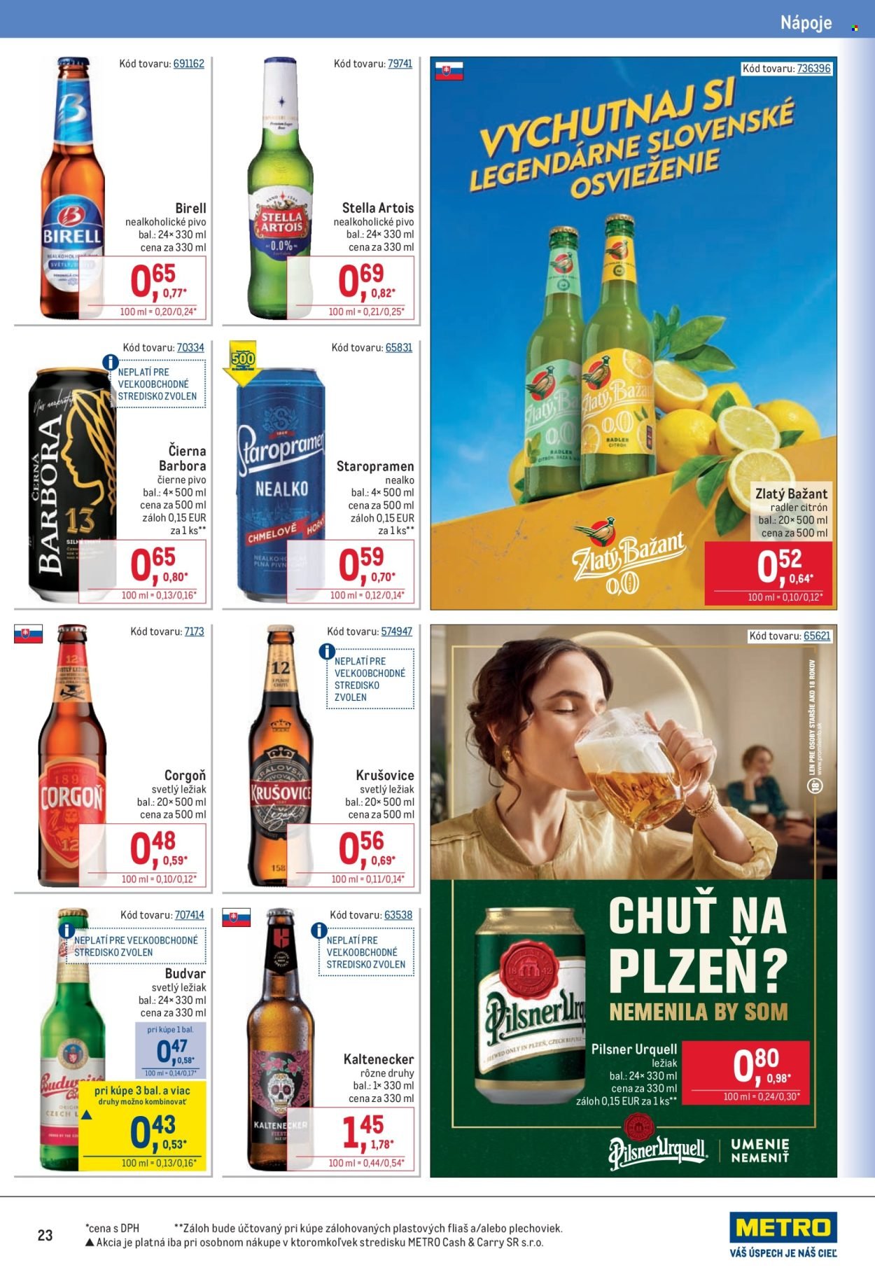 METRO leták - Gastronómia