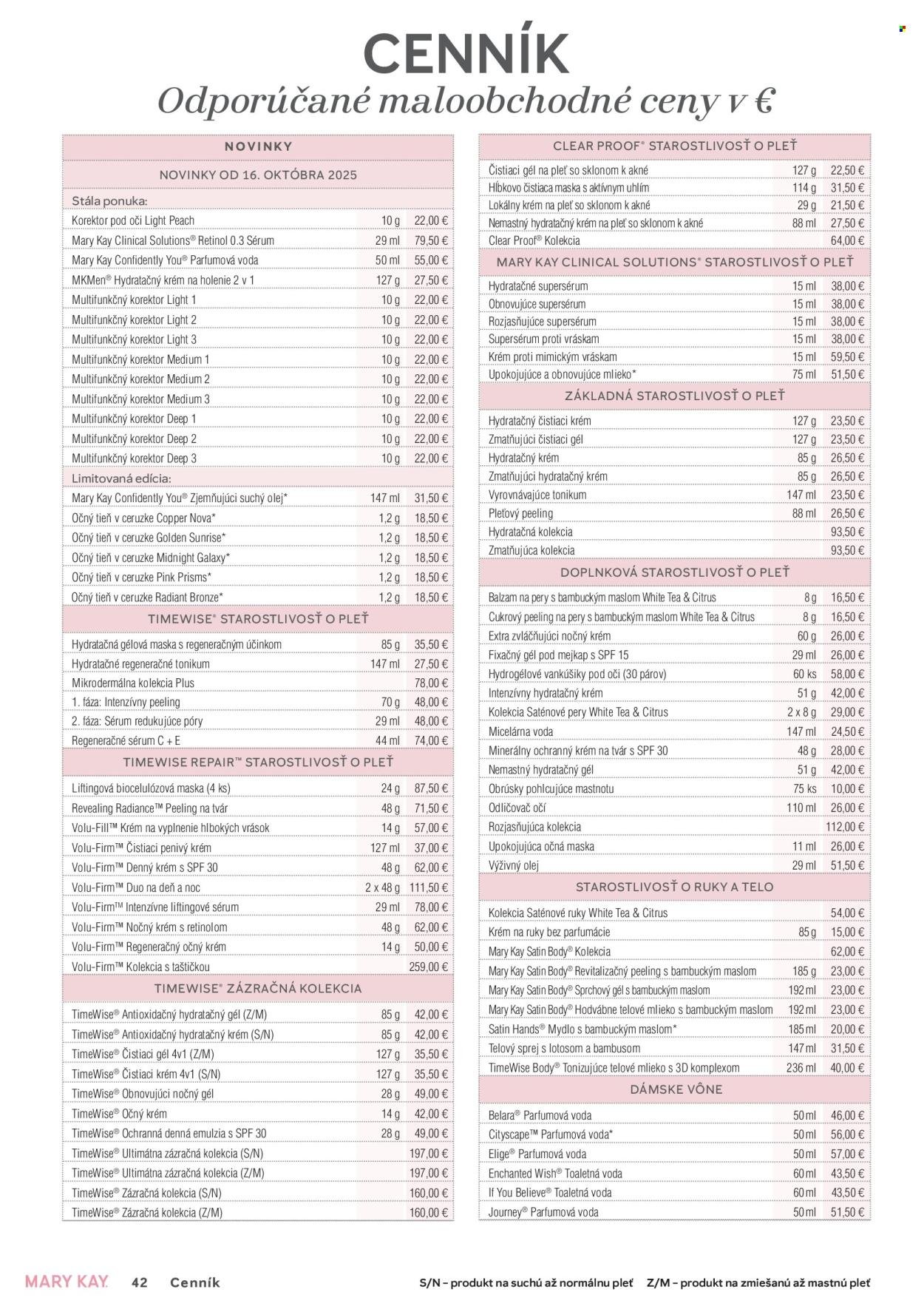 MARY KAY leták - Kniha o kráse jeseň 2025 (2025-10-07) | 42