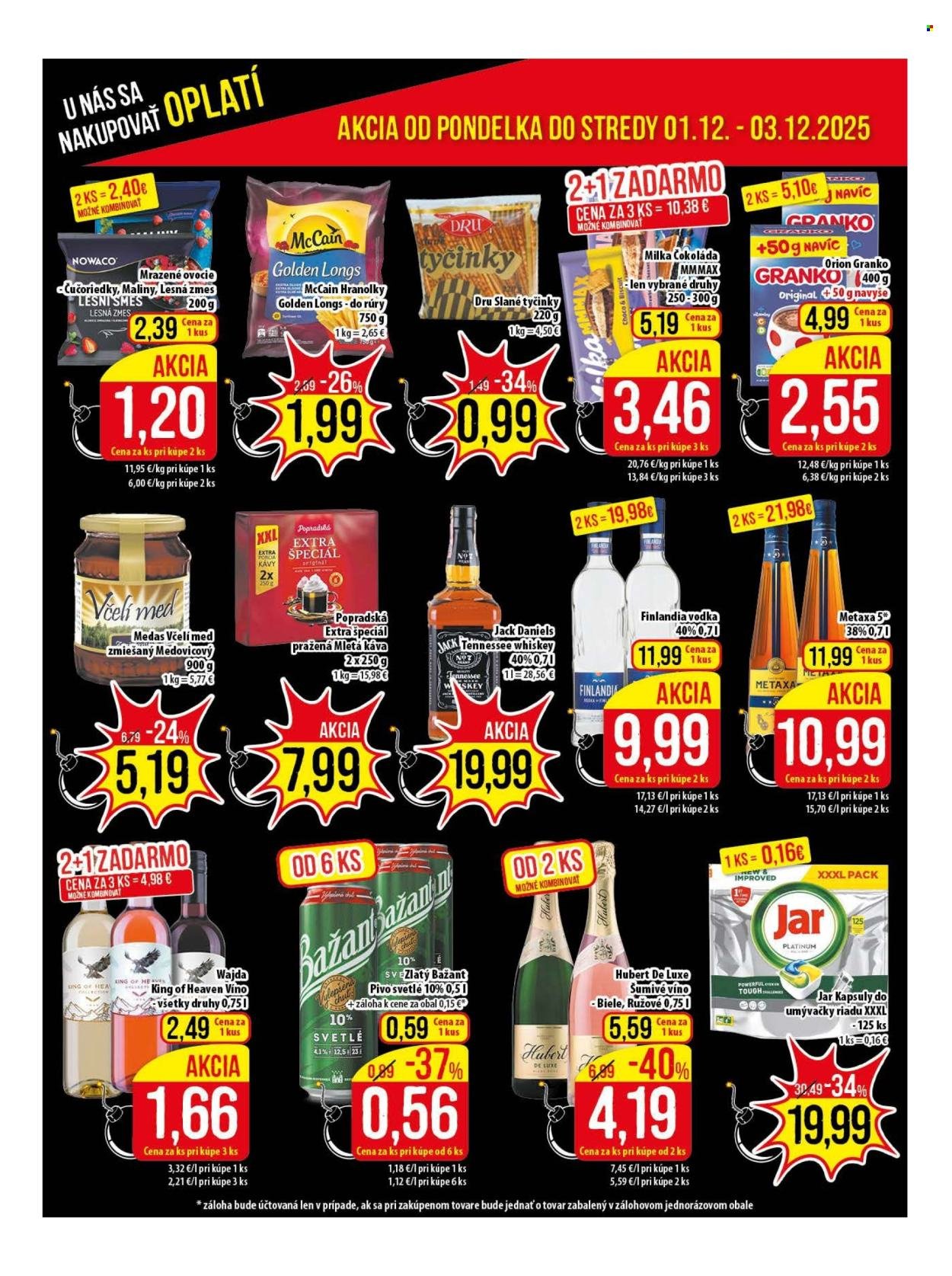 KLAS leták - Od pondelka 1.12.2025 (2025-12-01 - 2025-12-07) | 3