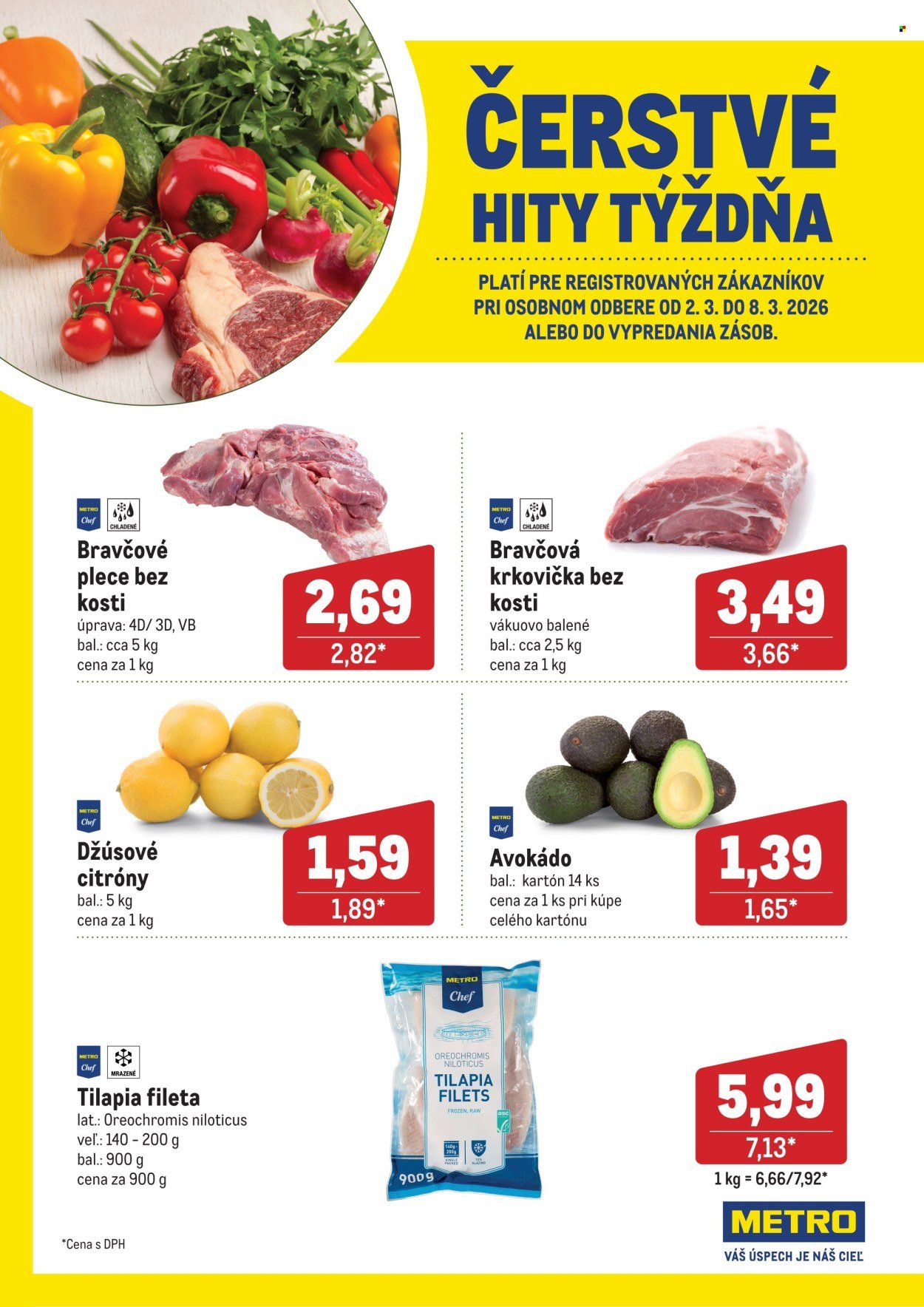 METRO leták - Čerstvé hity týždňa (2026-03-02 - 2026-03-08) | 1