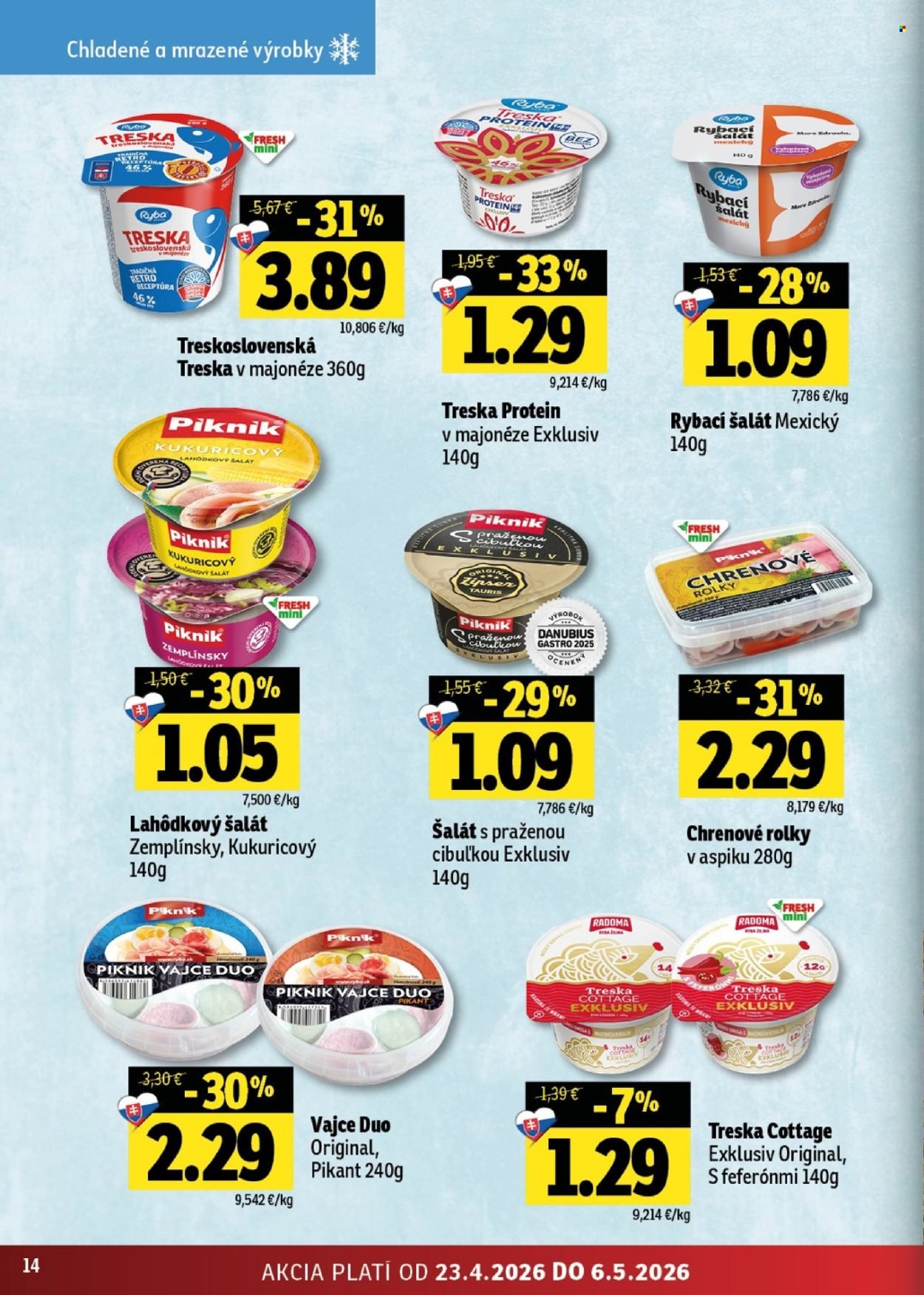 FRESH leták - Stredné a západné Slovensko (2026-04-23 - 2026-05-06) | 14