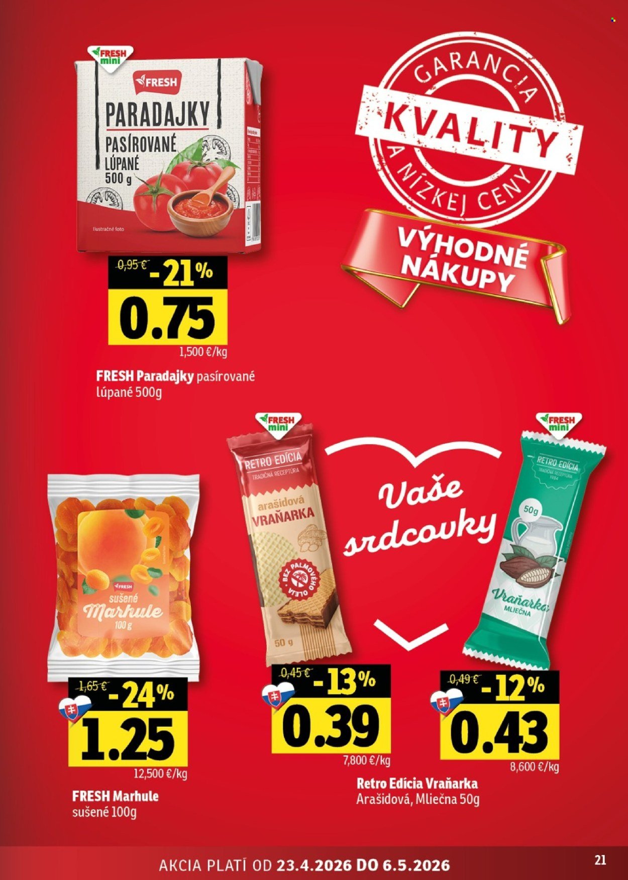 FRESH leták - Stredné a západné Slovensko (2026-04-23 - 2026-05-06) | 21