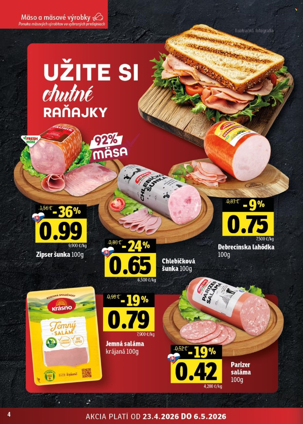 FRESH leták - Stredné a západné Slovensko (2026-04-23 - 2026-05-06) | 4