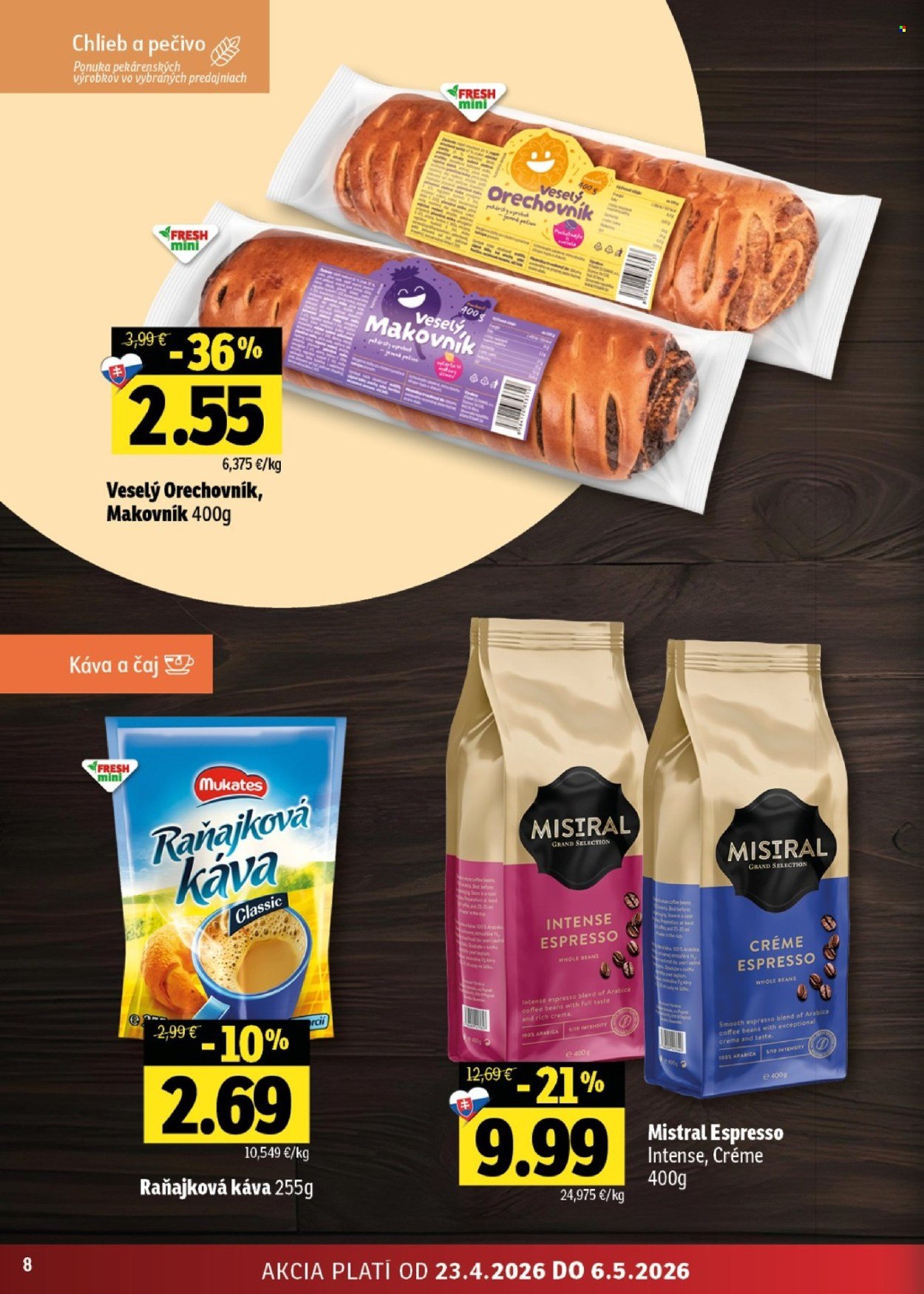 FRESH leták - Stredné a západné Slovensko (2026-04-23 - 2026-05-06) | 8