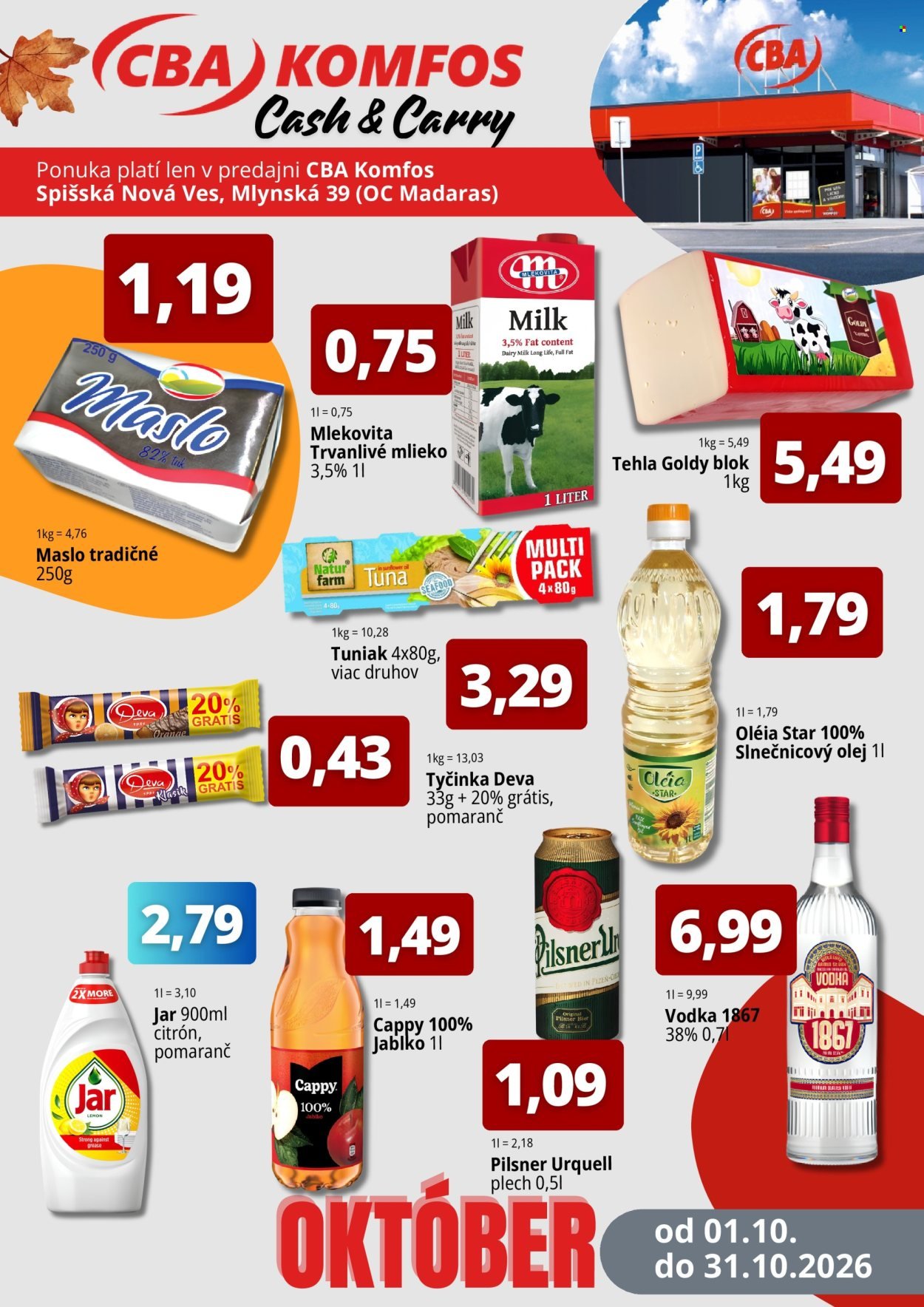 CBA KOMFOS leták - Super ceny Cash&Carry - Spišská Nová Ves
