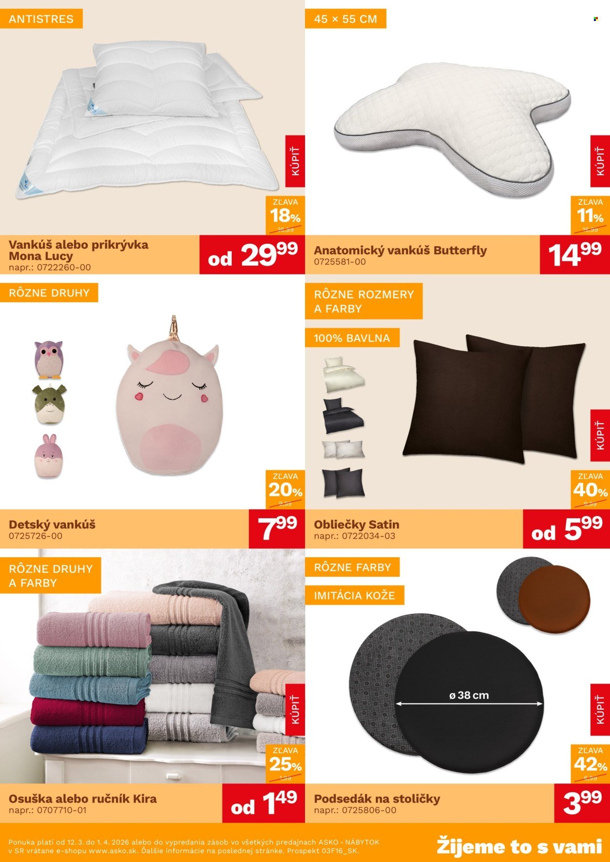 ASKO NÁBYTOK leták - Bytové doplnky (2026-03-12 - 2026-04-01) | 3