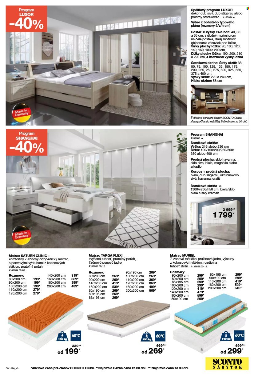 SCONTO NÁBYTOK leták - Od stredy 23.9.2026