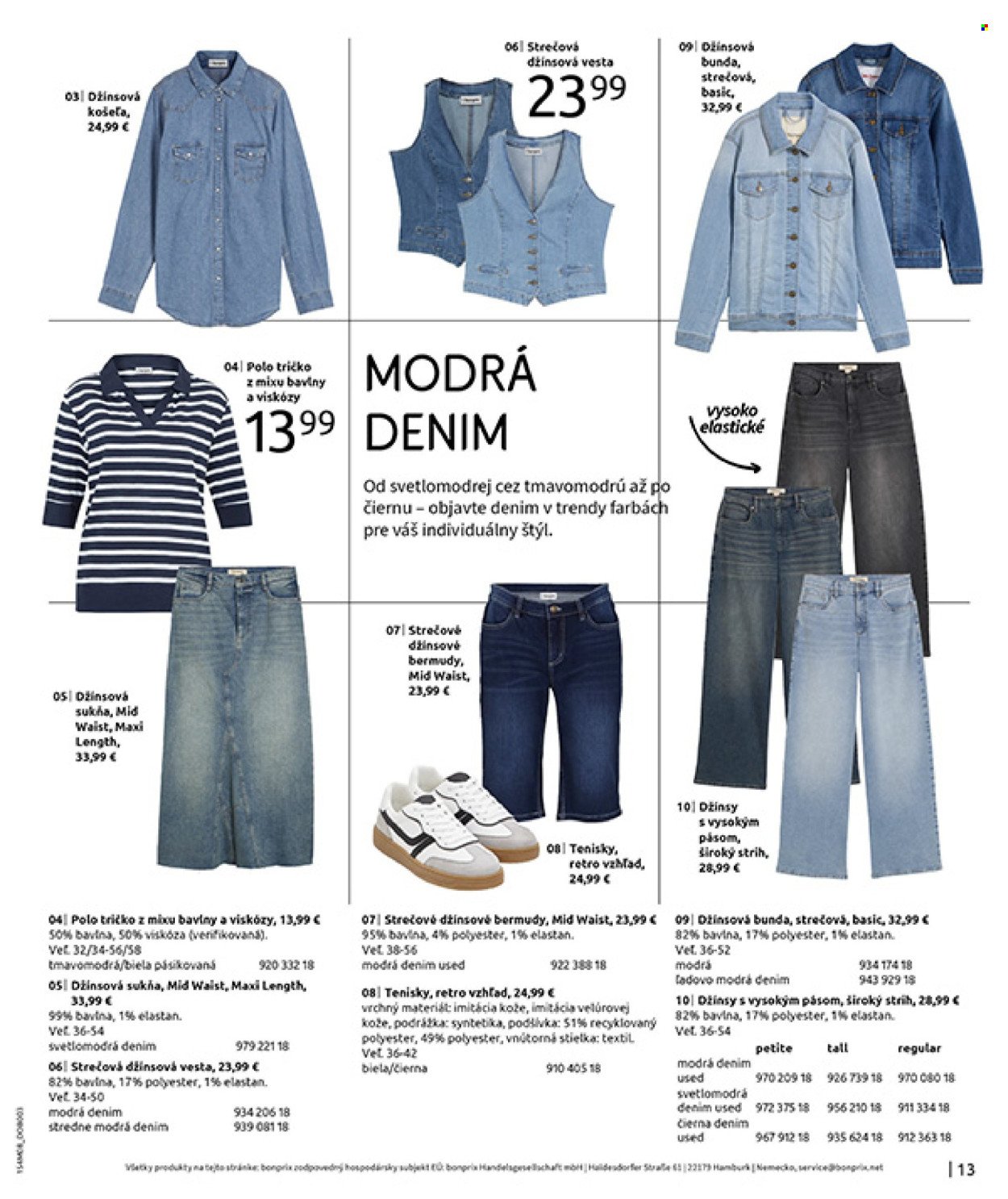 BONPRIX leták - DENIM KLUB