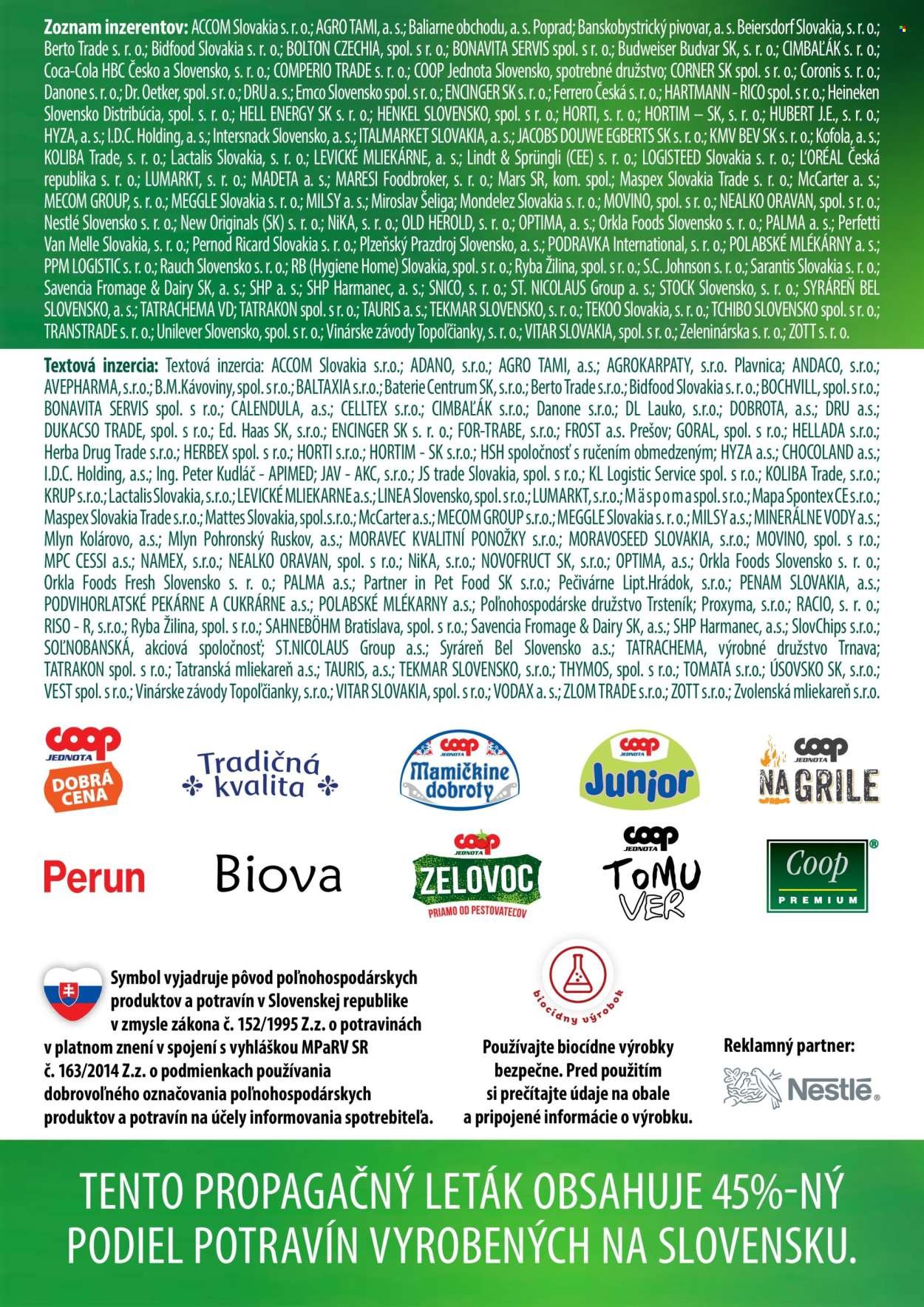 COOP JEDNOTA leták - Od štvrtka 14.5.2026 (2026-05-14 - 2026-05-20) | 60