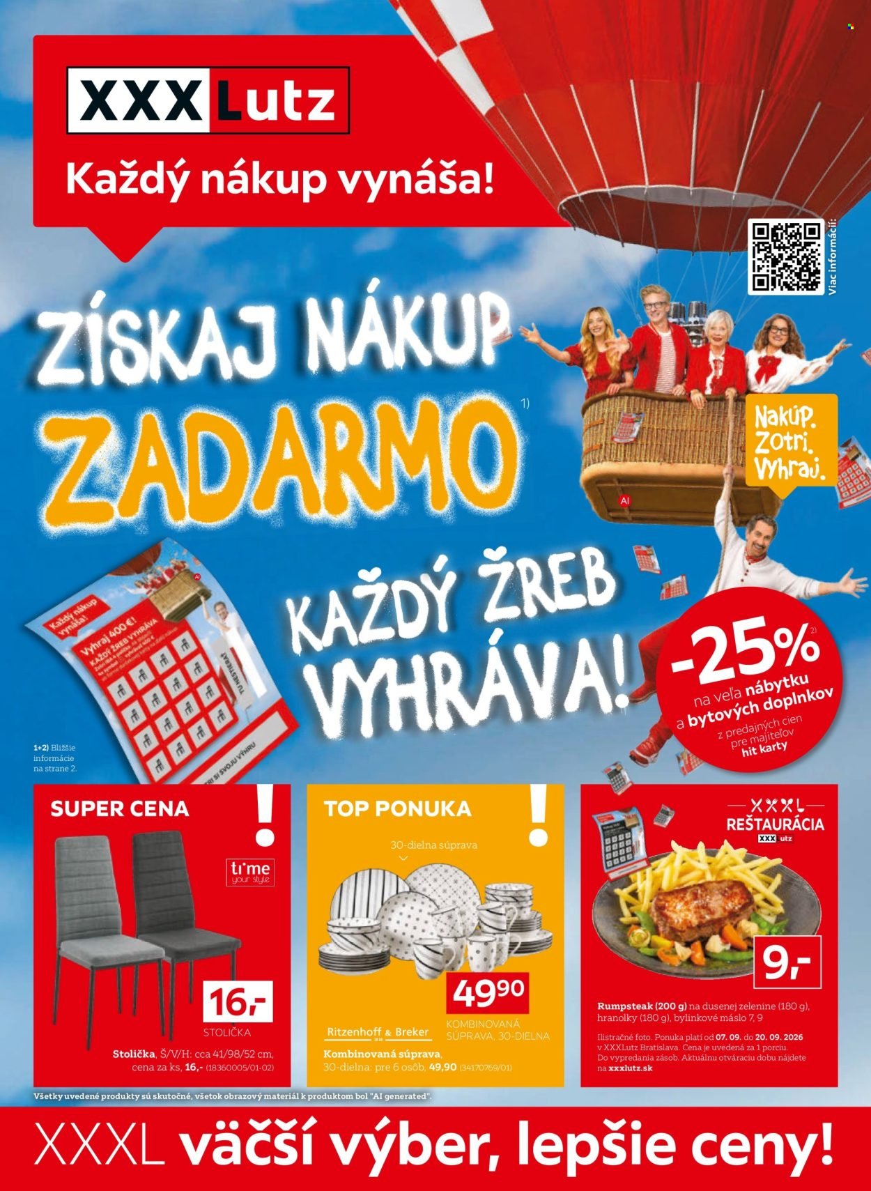 XXXLUTZ leták - Zľava 25 % takmer na všetko