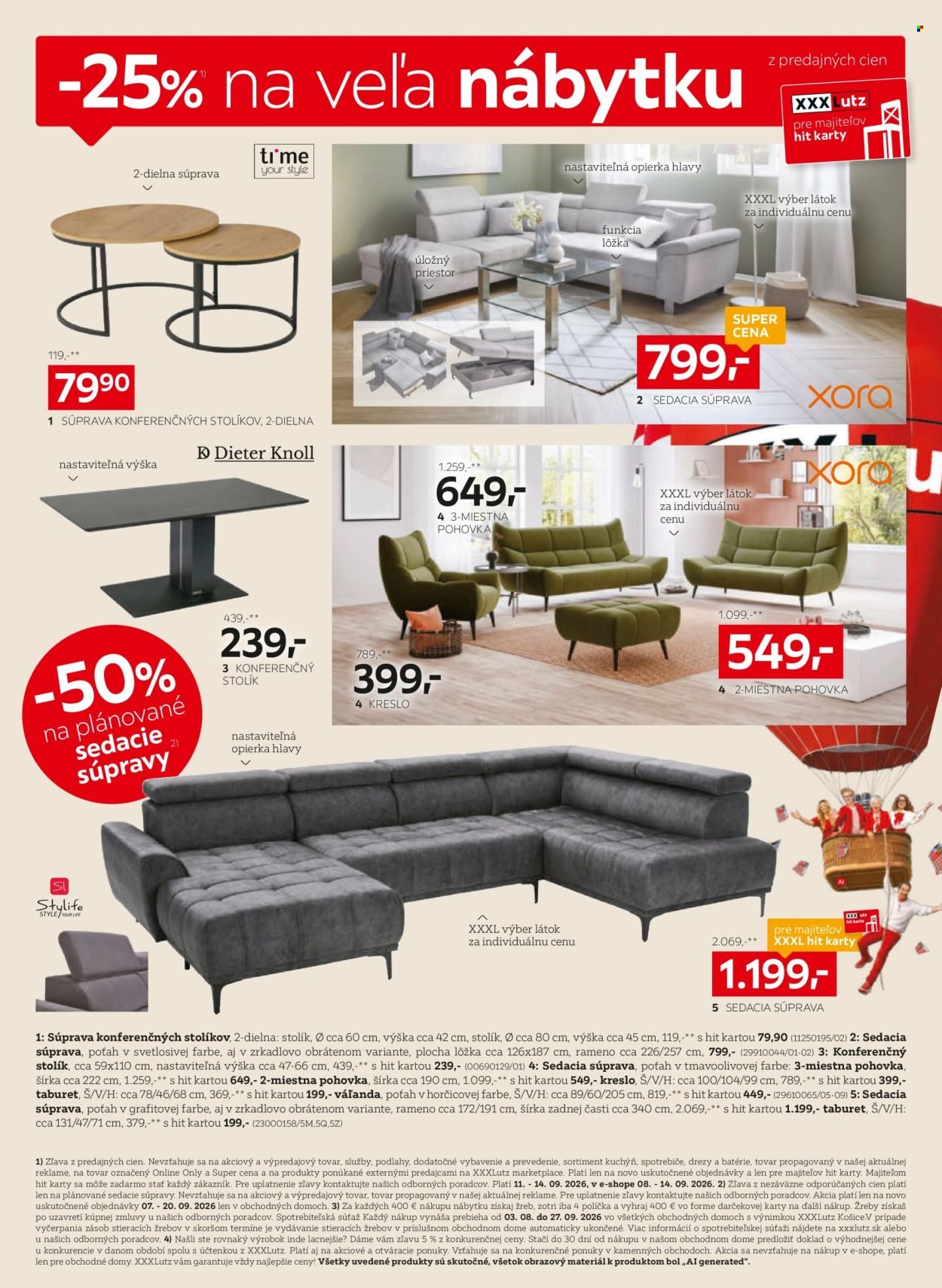 XXXLUTZ leták - Zľava 25 % takmer na všetko