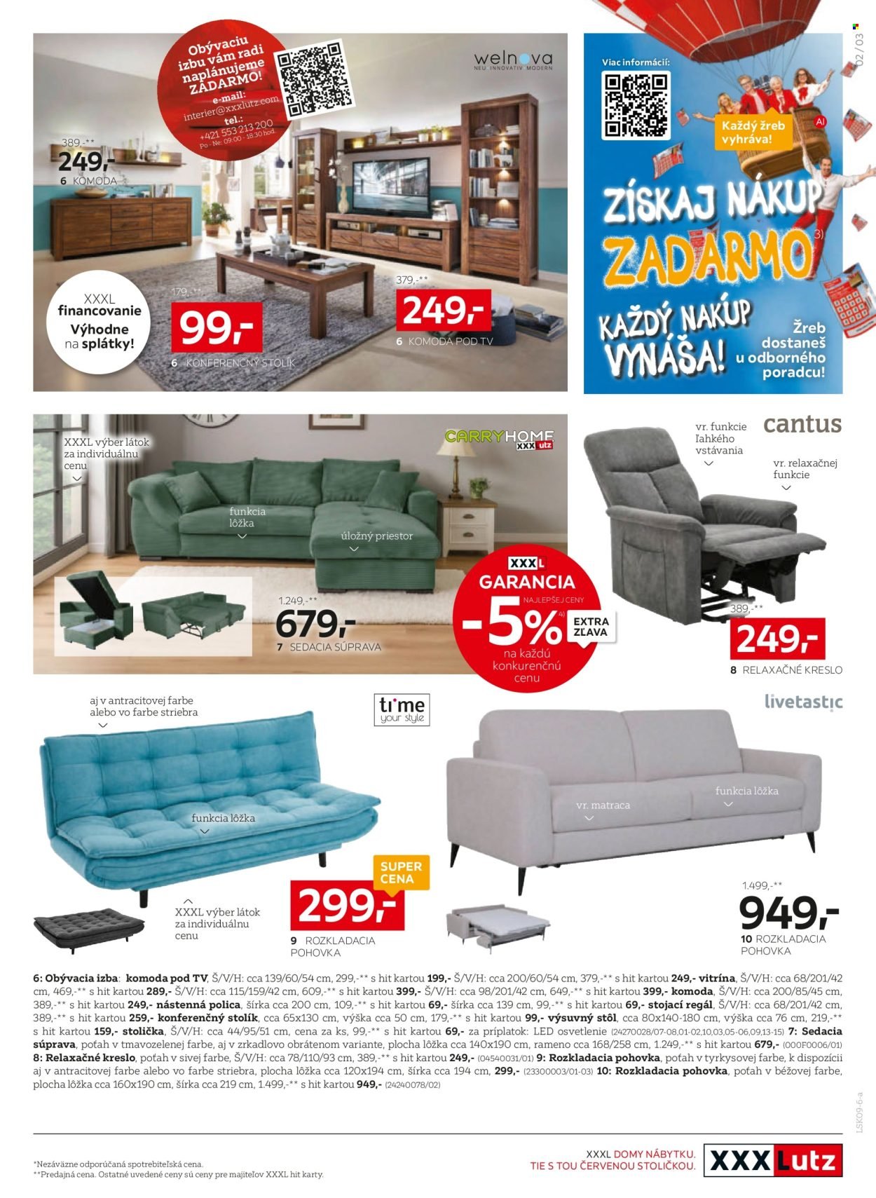 XXXLUTZ leták - Zľava 25 % takmer na všetko
