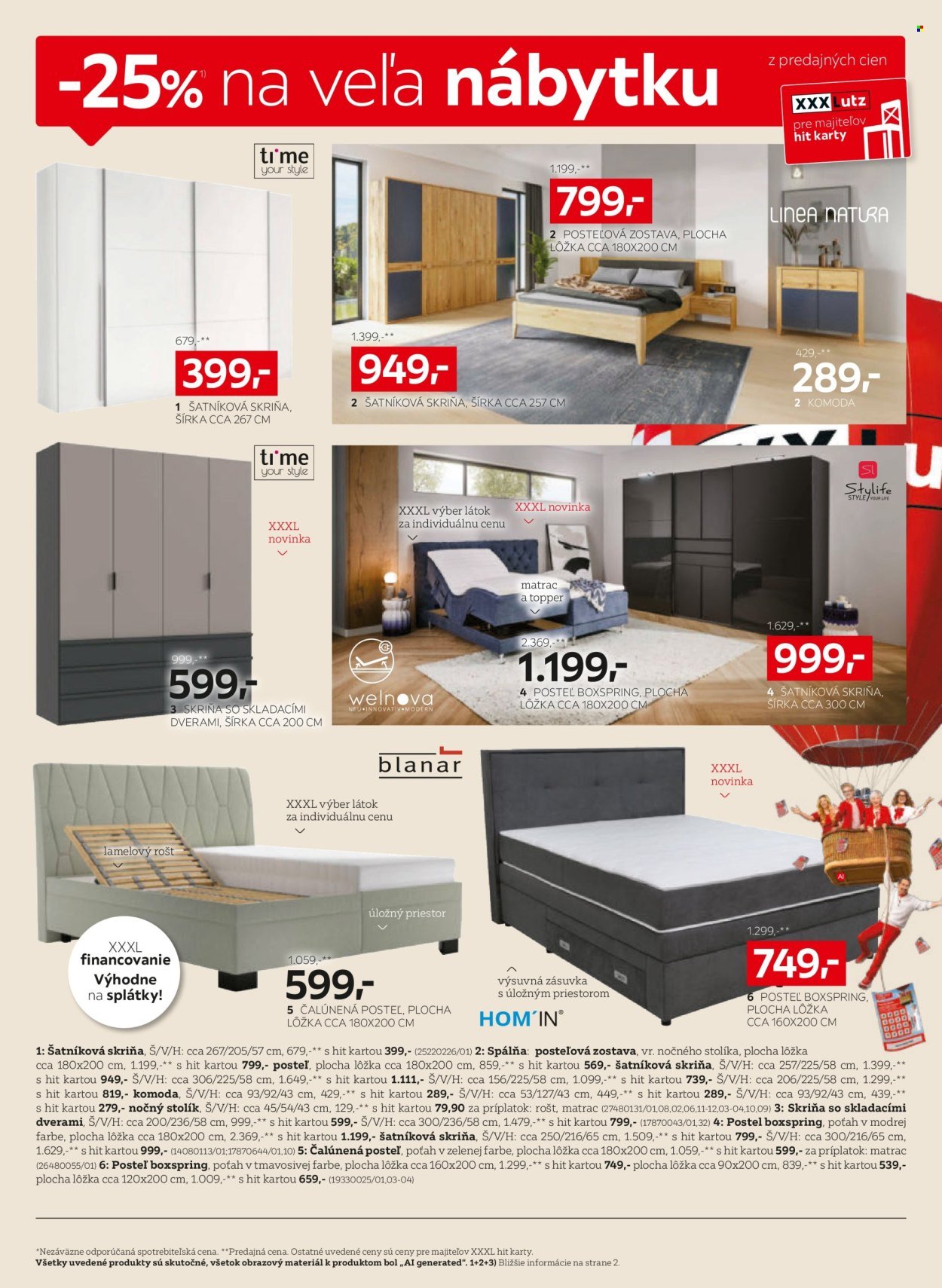 XXXLUTZ leták - Zľava 25 % takmer na všetko