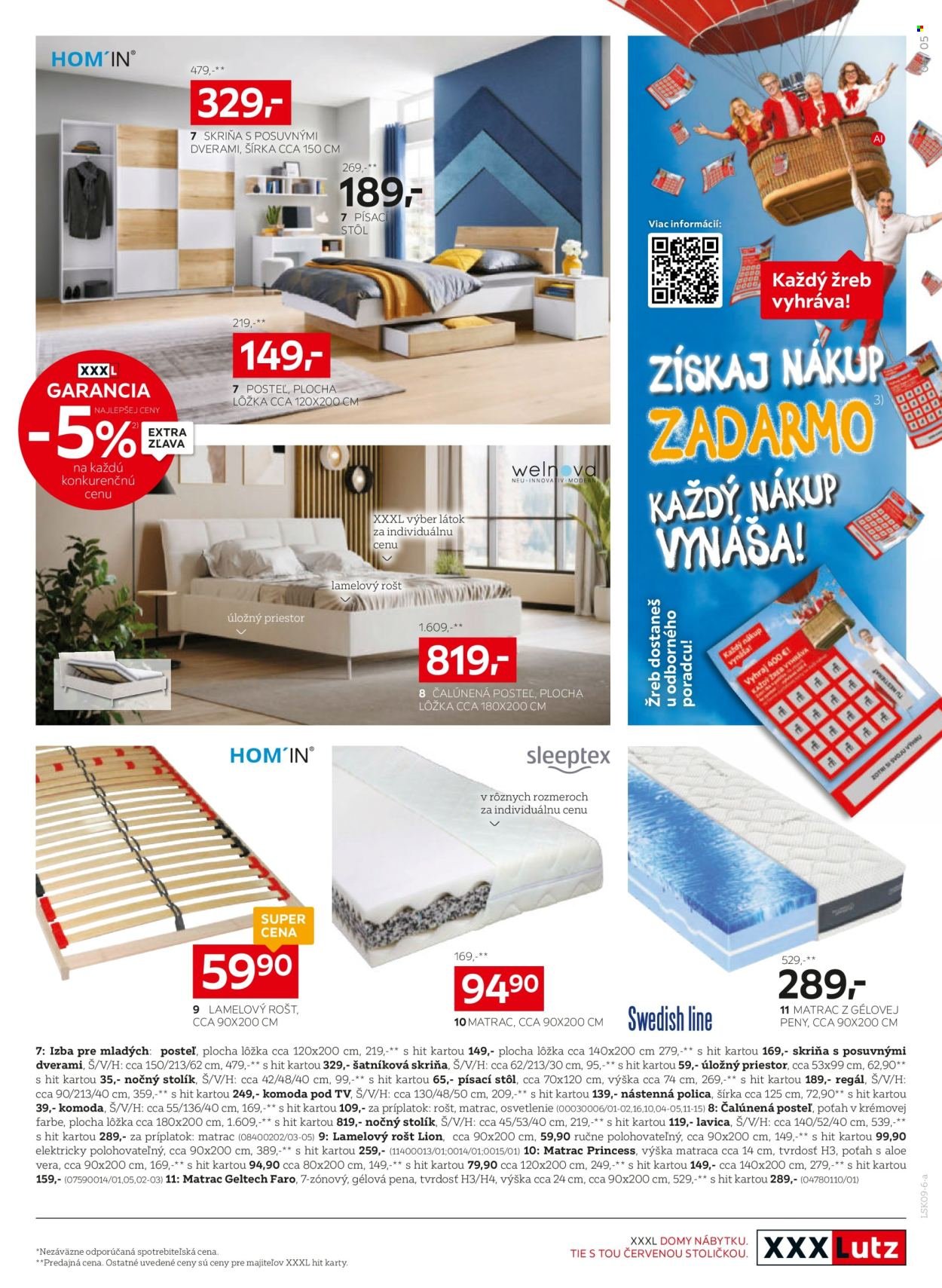 XXXLUTZ leták - Zľava 25 % takmer na všetko