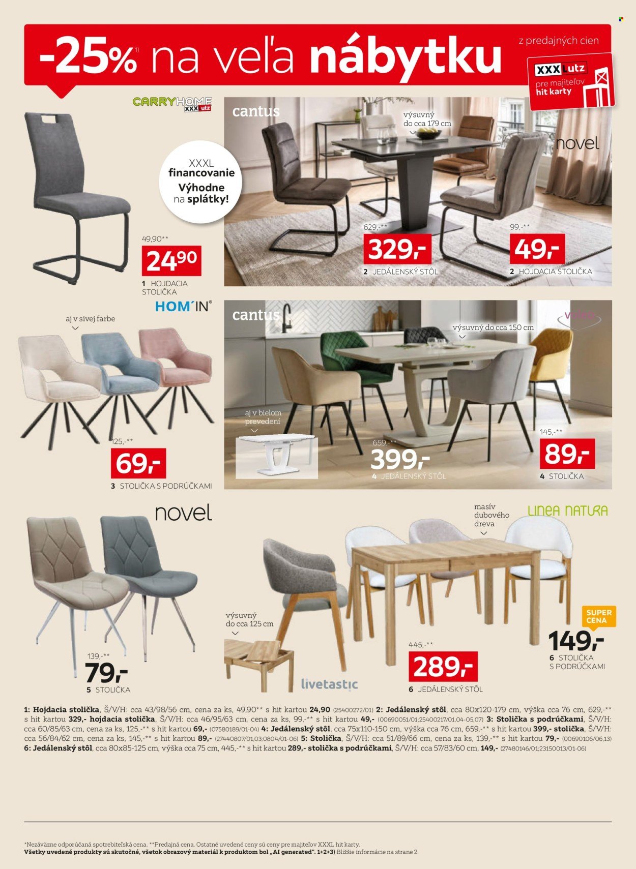 XXXLUTZ leták - Zľava 25 % takmer na všetko