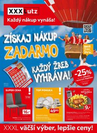 XXXLUTZ leták - Zľava 25 % takmer na všetko