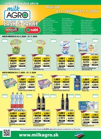 MILK AGRO leták - Cash & Carry