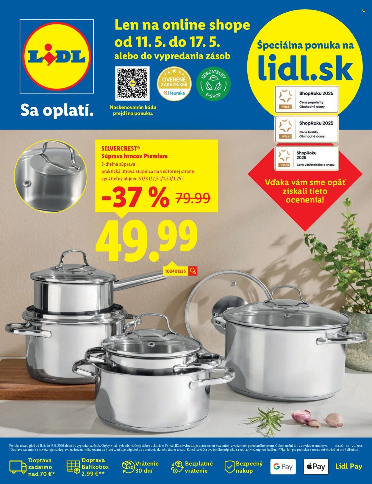 LIDL leták - Online magazín (2026-05-11 - 2026-05-17) | 1