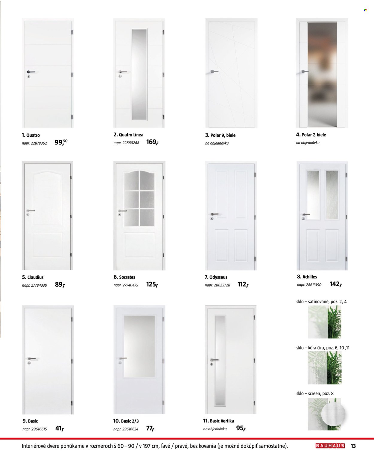 BAUHAUS leták - Stavebné prvky (2025-08-25 - 2025-12-31) | 13