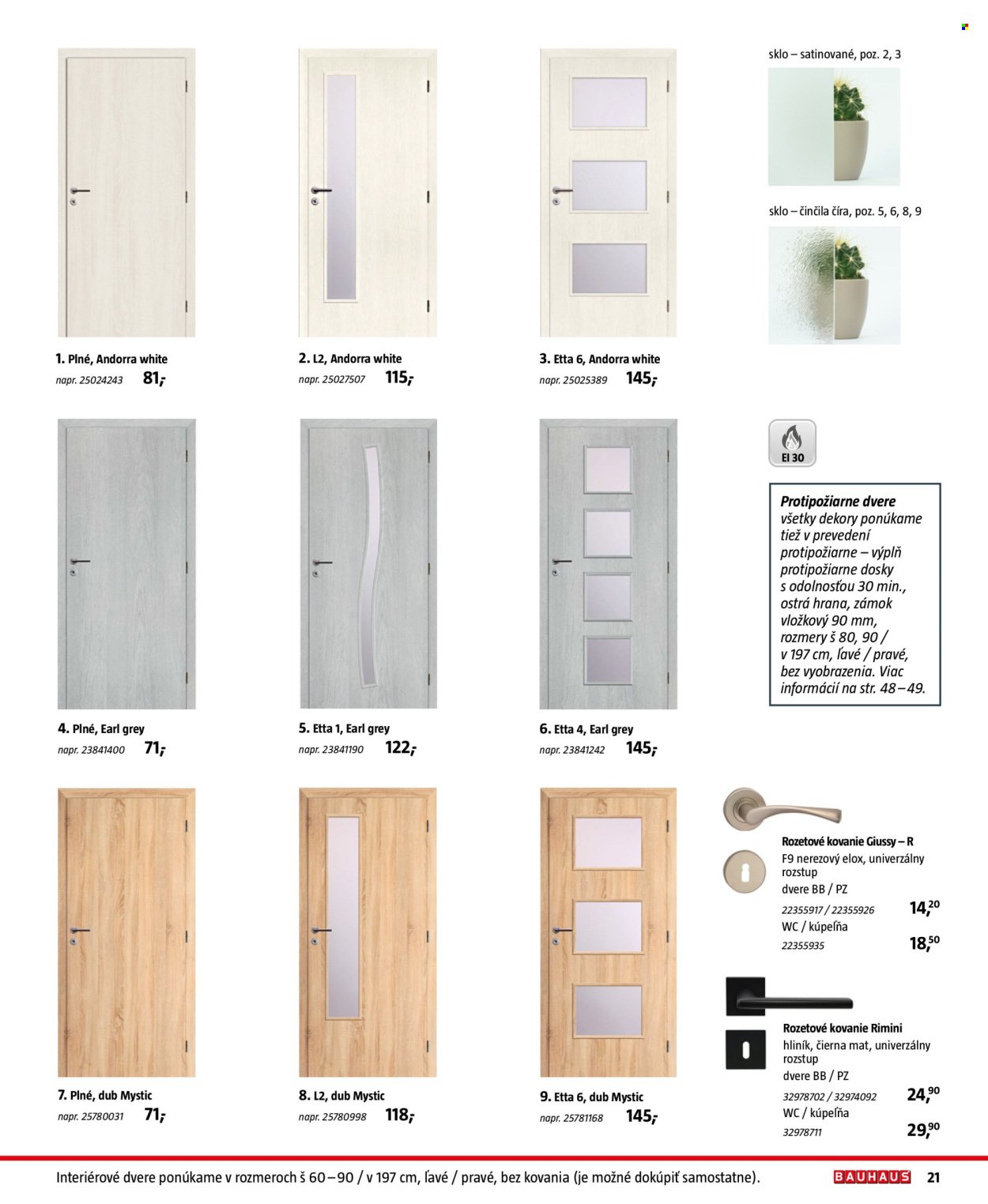 BAUHAUS leták - Stavebné prvky (2025-08-25 - 2025-12-31) | 21