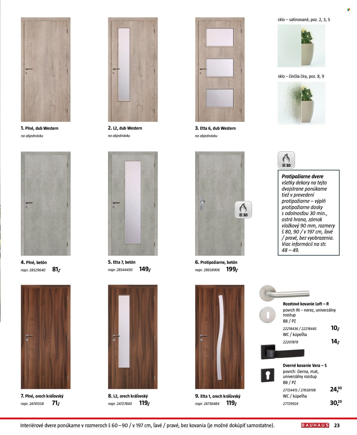 BAUHAUS leták - Stavebné prvky (2025-08-25 - 2025-12-31) | 23