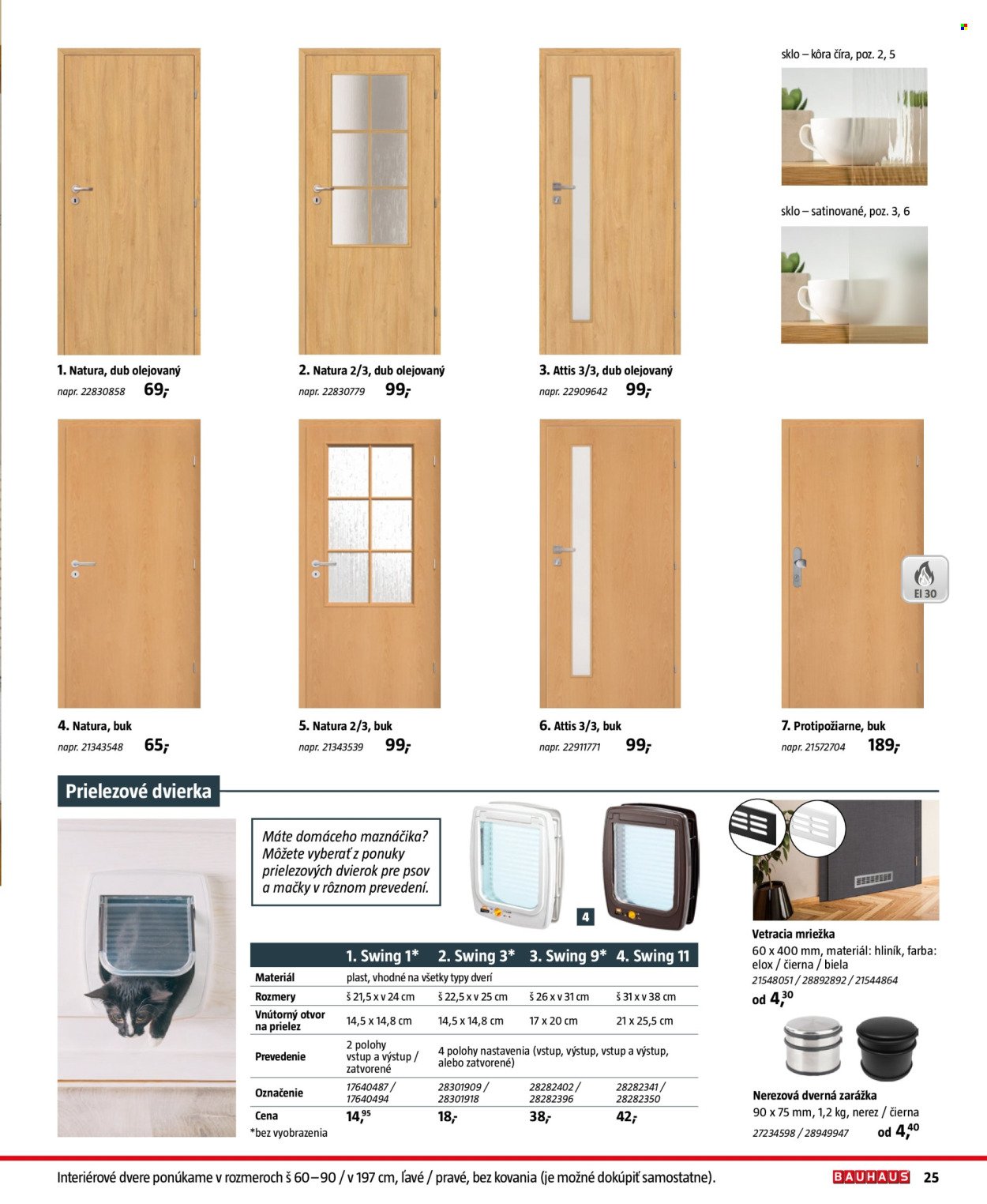 BAUHAUS leták - Stavebné prvky (2025-08-25 - 2025-12-31) | 25