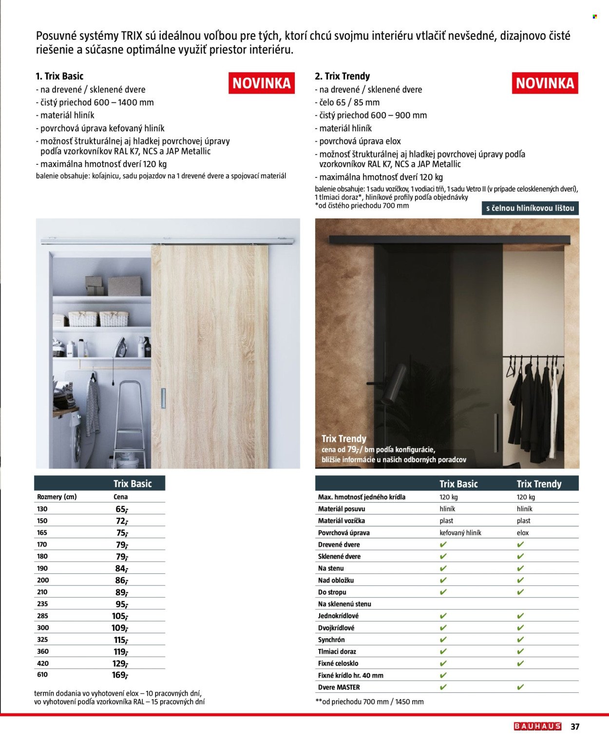 BAUHAUS leták - Stavebné prvky (2025-08-25 - 2025-12-31) | 37