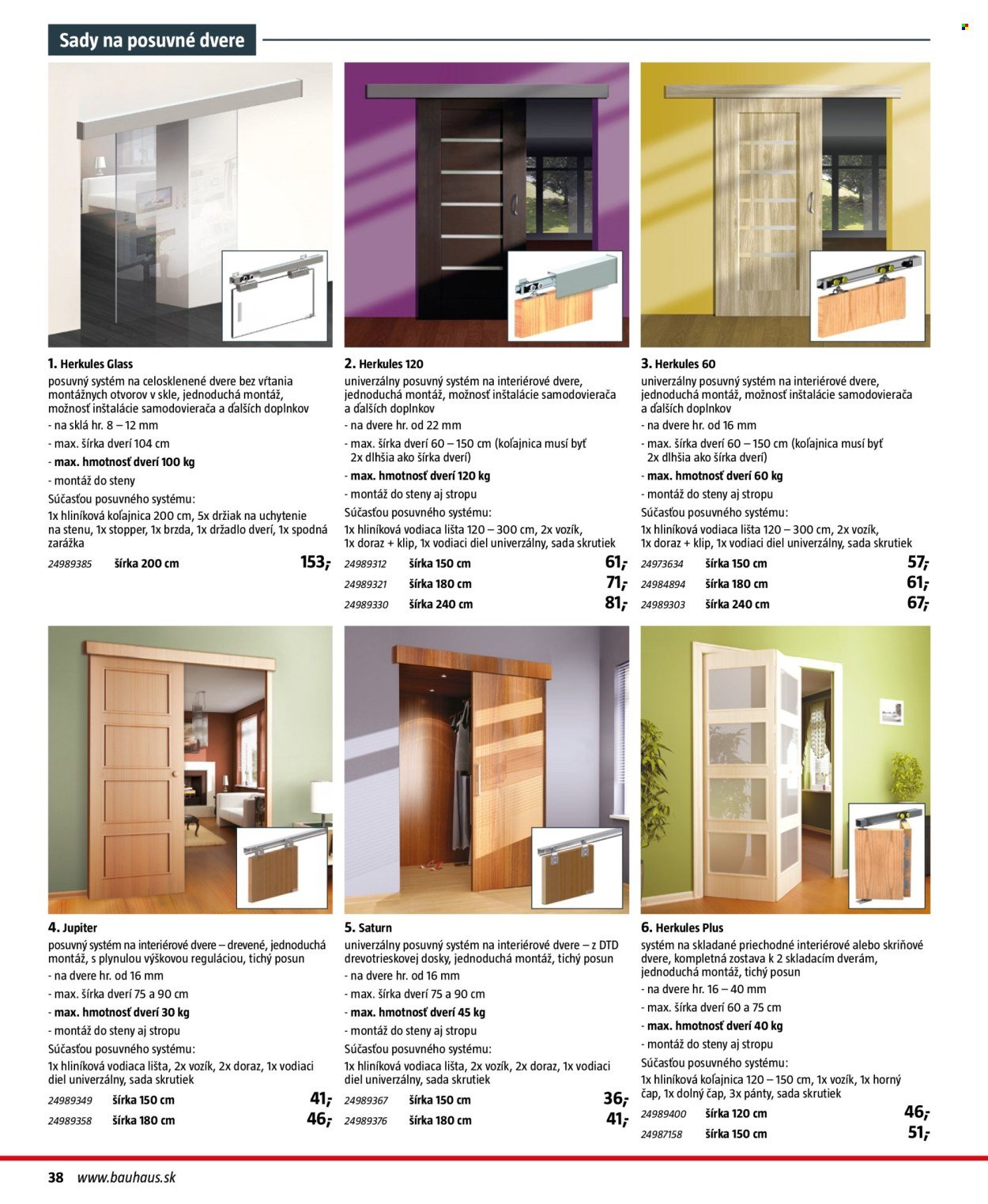 BAUHAUS leták - Stavebné prvky (2025-08-25 - 2025-12-31) | 38