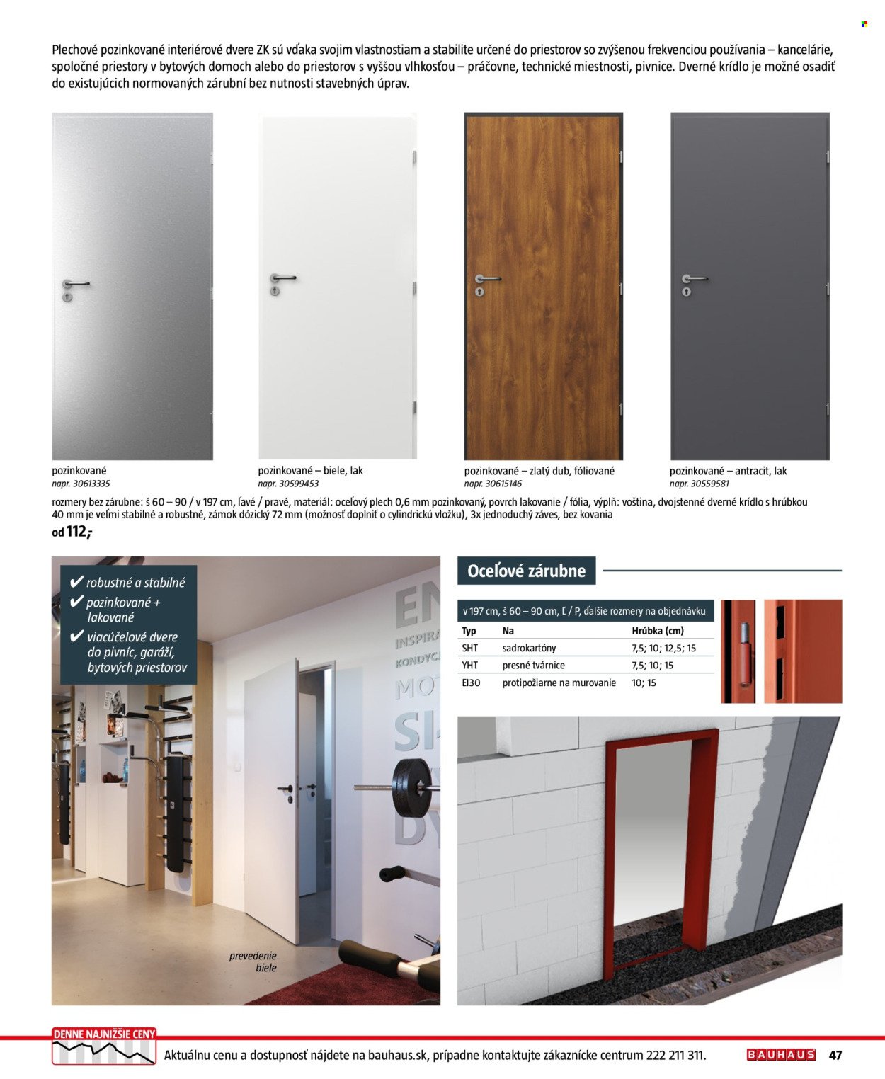 BAUHAUS leták - Stavebné prvky (2025-08-25 - 2025-12-31) | 47