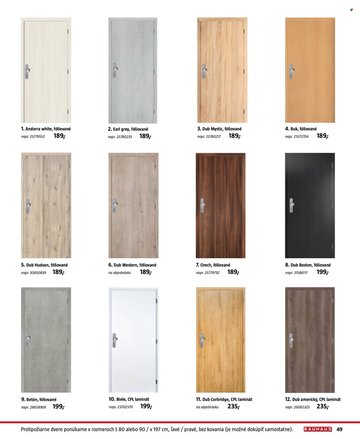 BAUHAUS leták - Stavebné prvky (2025-08-25 - 2025-12-31) | 49