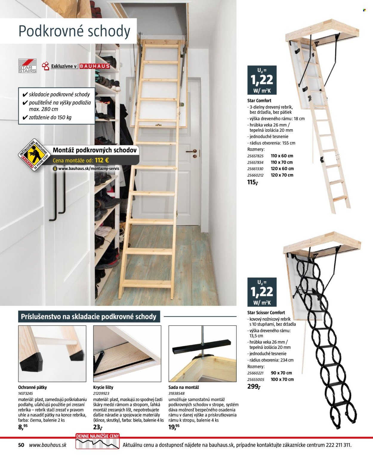 BAUHAUS leták - Stavebné prvky (2025-08-25 - 2025-12-31) | 50
