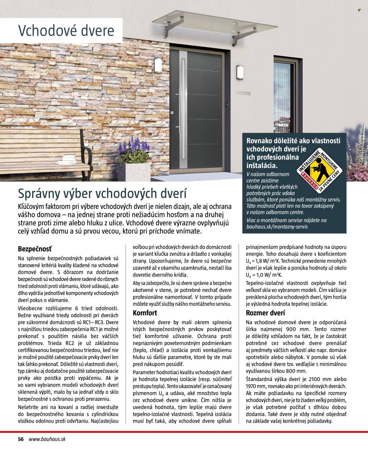 BAUHAUS leták - Stavebné prvky (2025-08-25 - 2025-12-31) | 56