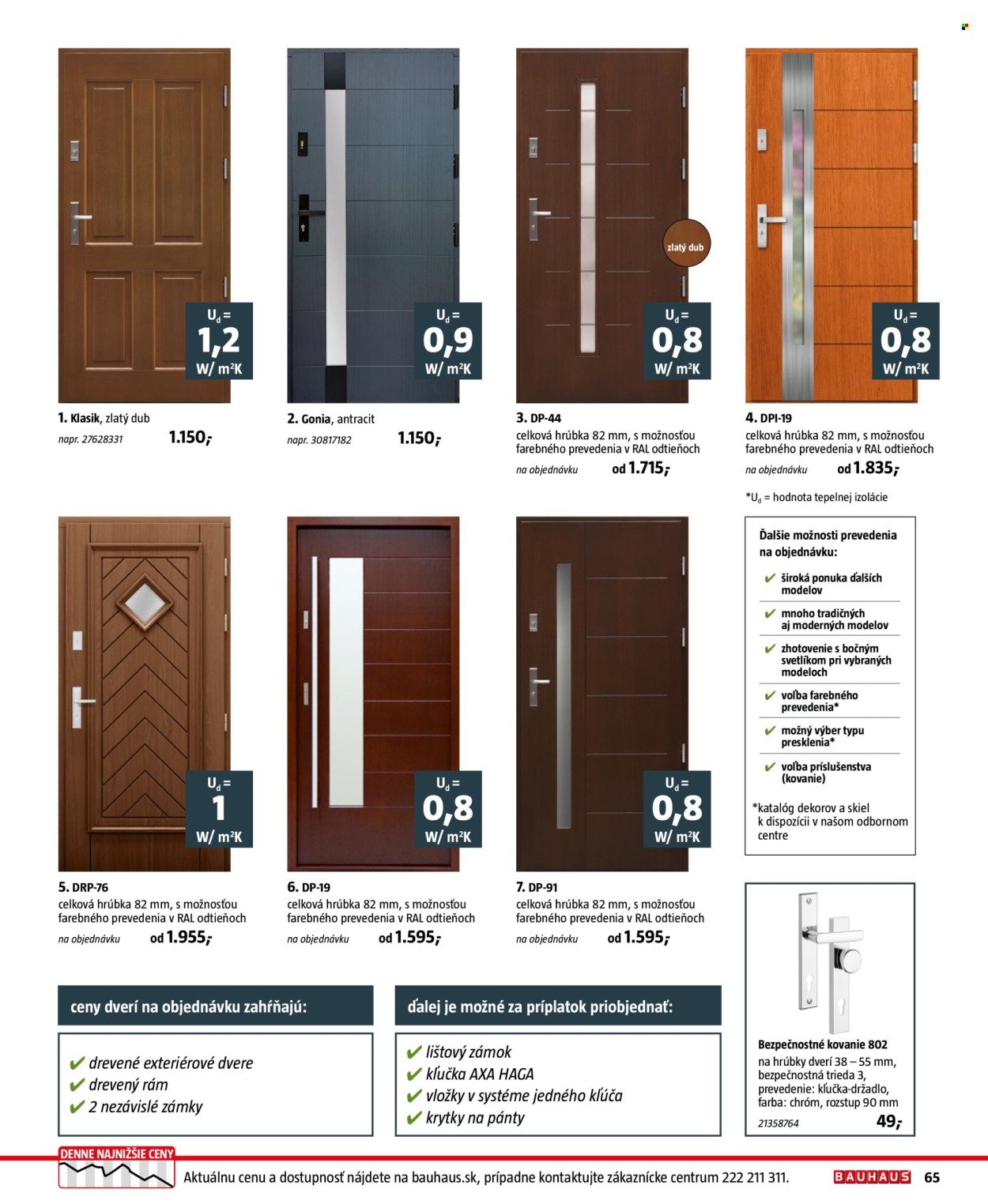 BAUHAUS leták - Stavebné prvky (2025-08-25 - 2025-12-31) | 65
