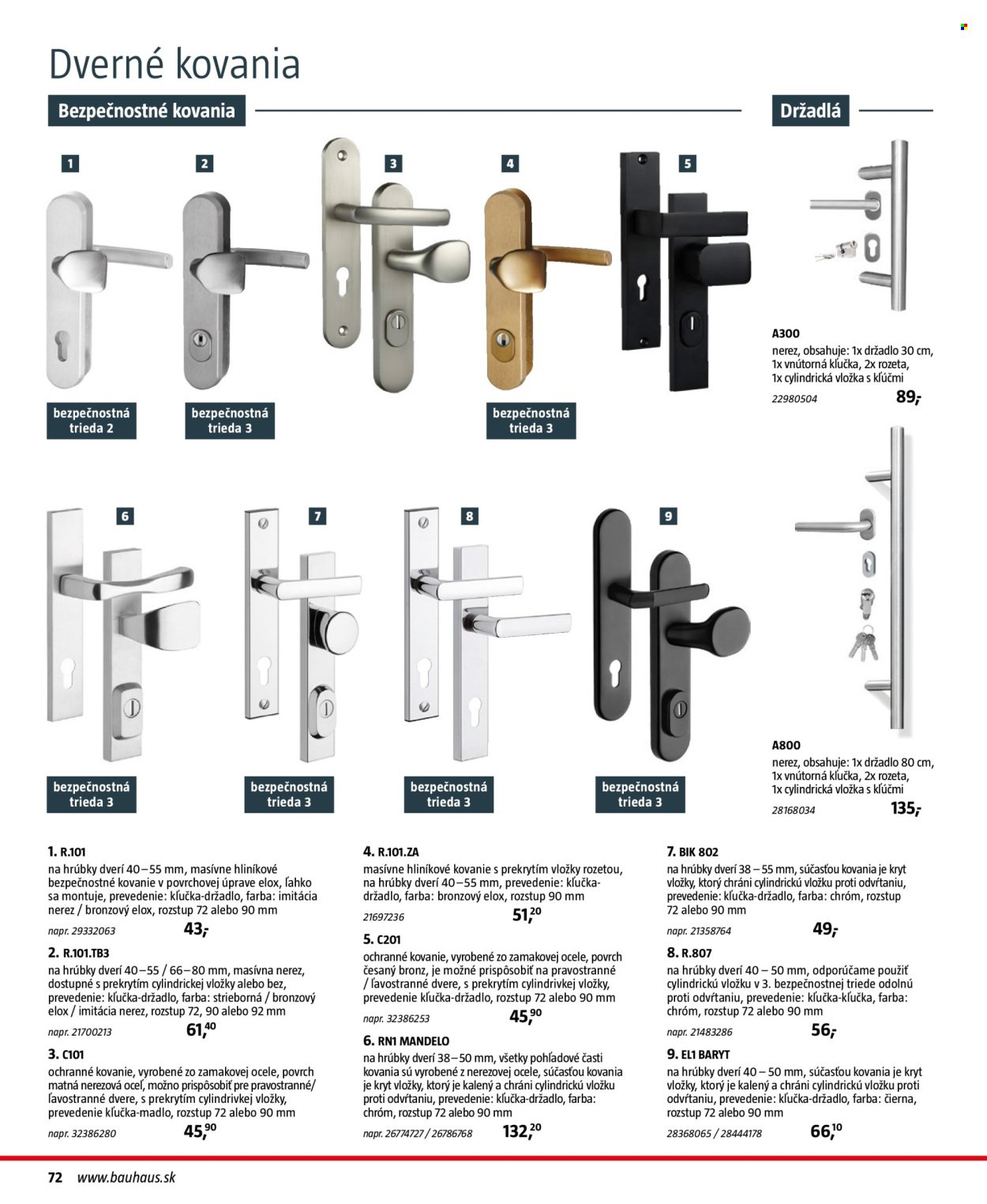 BAUHAUS leták - Stavebné prvky (2025-08-25 - 2025-12-31) | 72