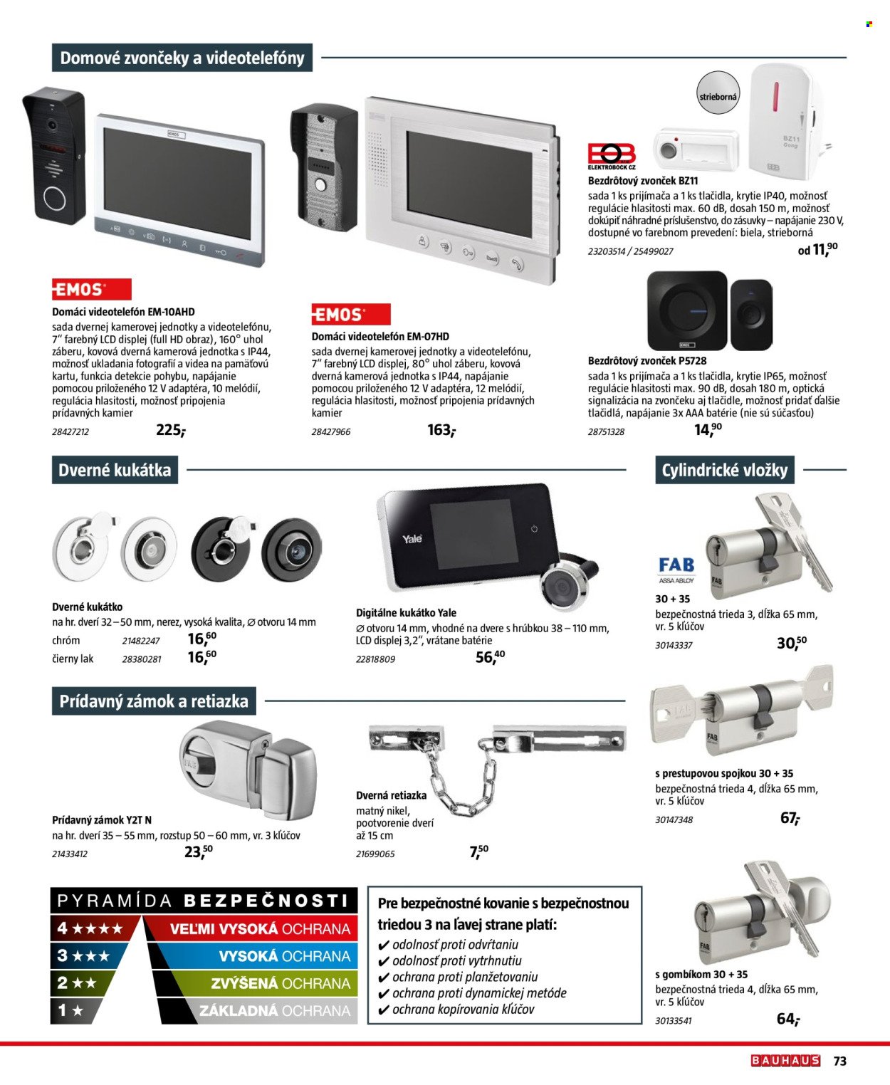 BAUHAUS leták - Stavebné prvky (2025-08-25 - 2025-12-31) | 73