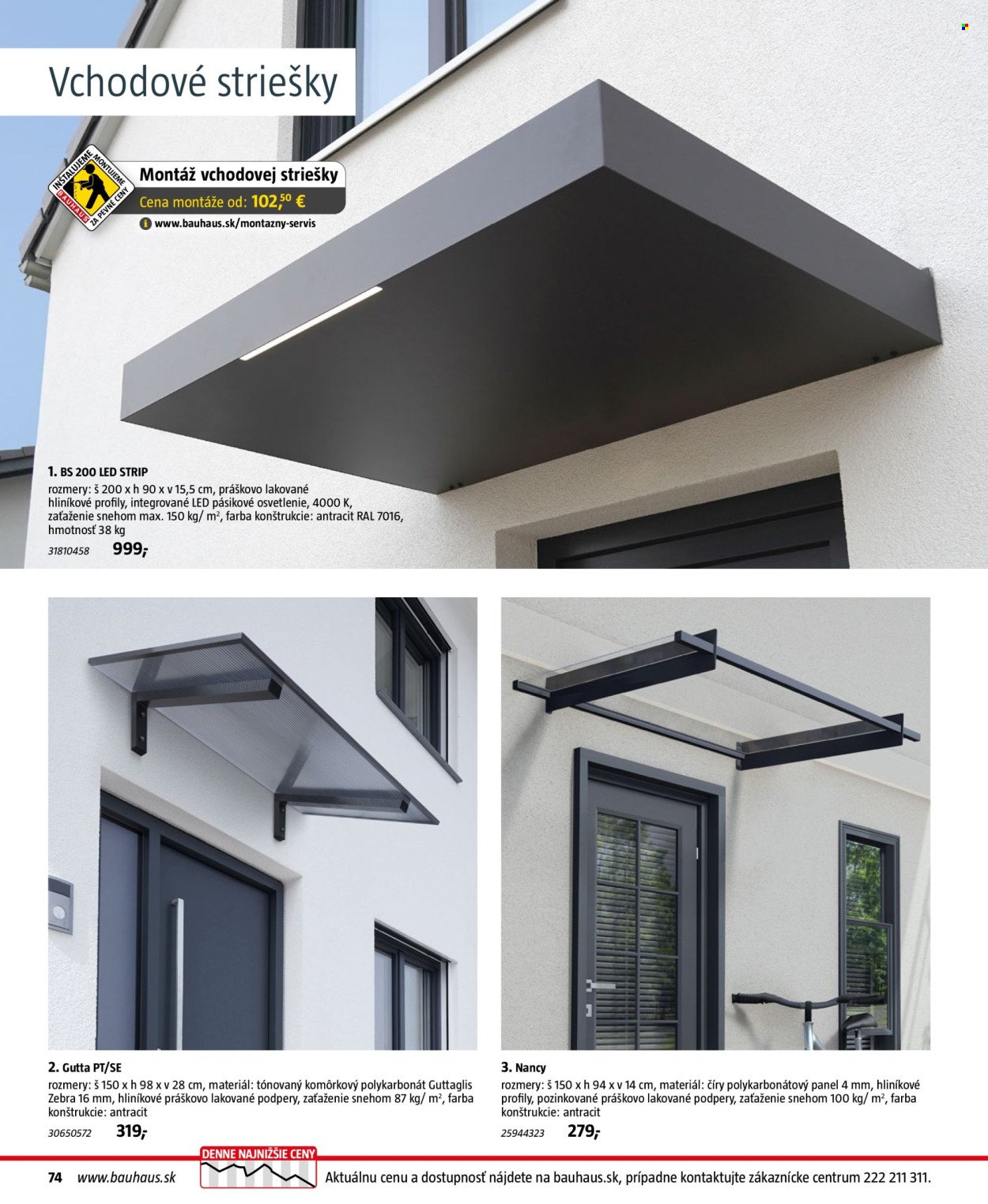 BAUHAUS leták - Stavebné prvky (2025-08-25 - 2025-12-31) | 74