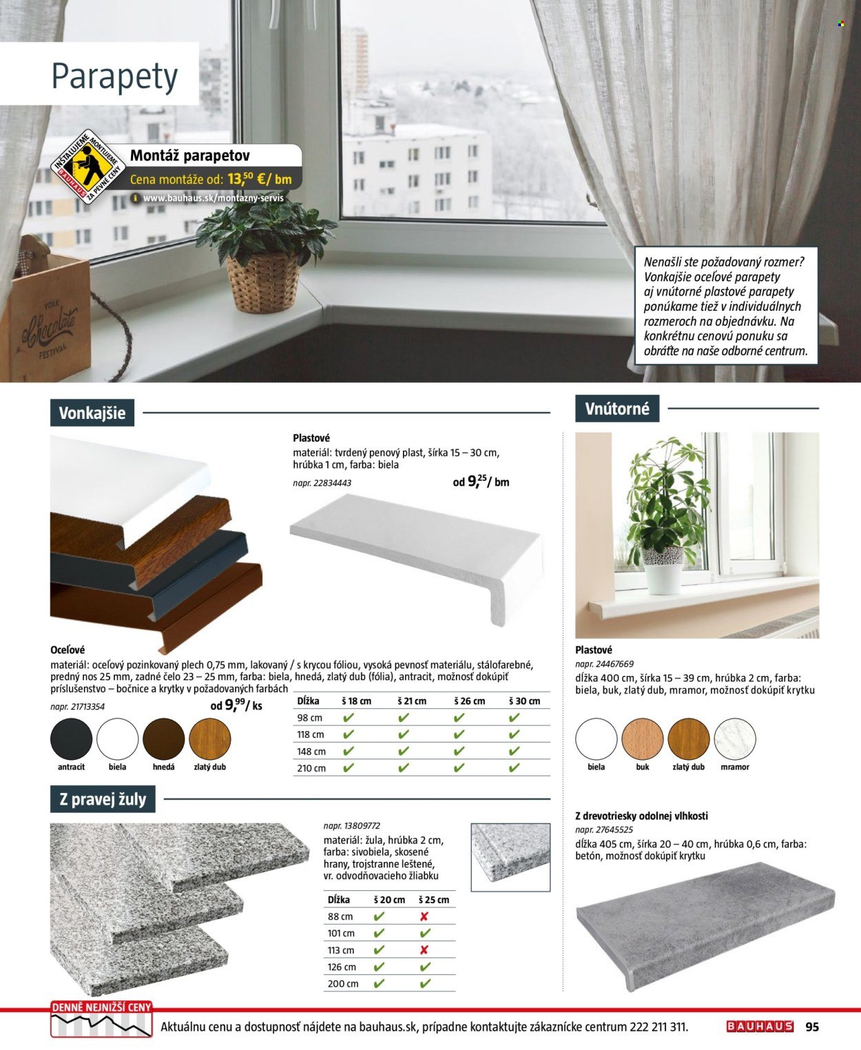 BAUHAUS leták - Stavebné prvky (2025-08-25 - 2025-12-31) | 95