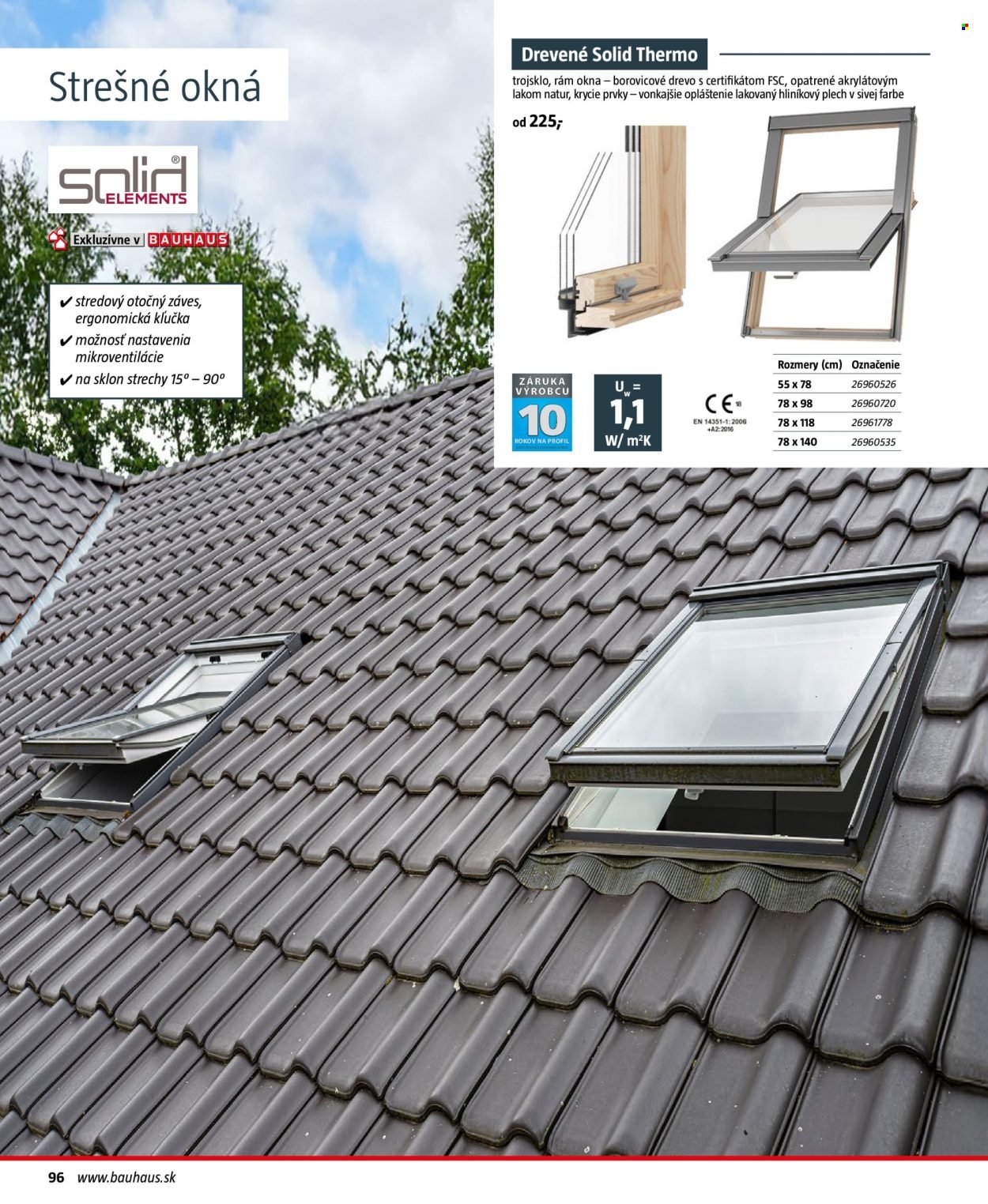 BAUHAUS leták - Stavebné prvky (2025-08-25 - 2025-12-31) | 96