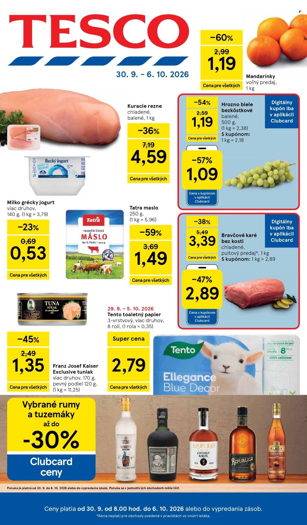 TESCO leták - Od stredy 30.9.2026