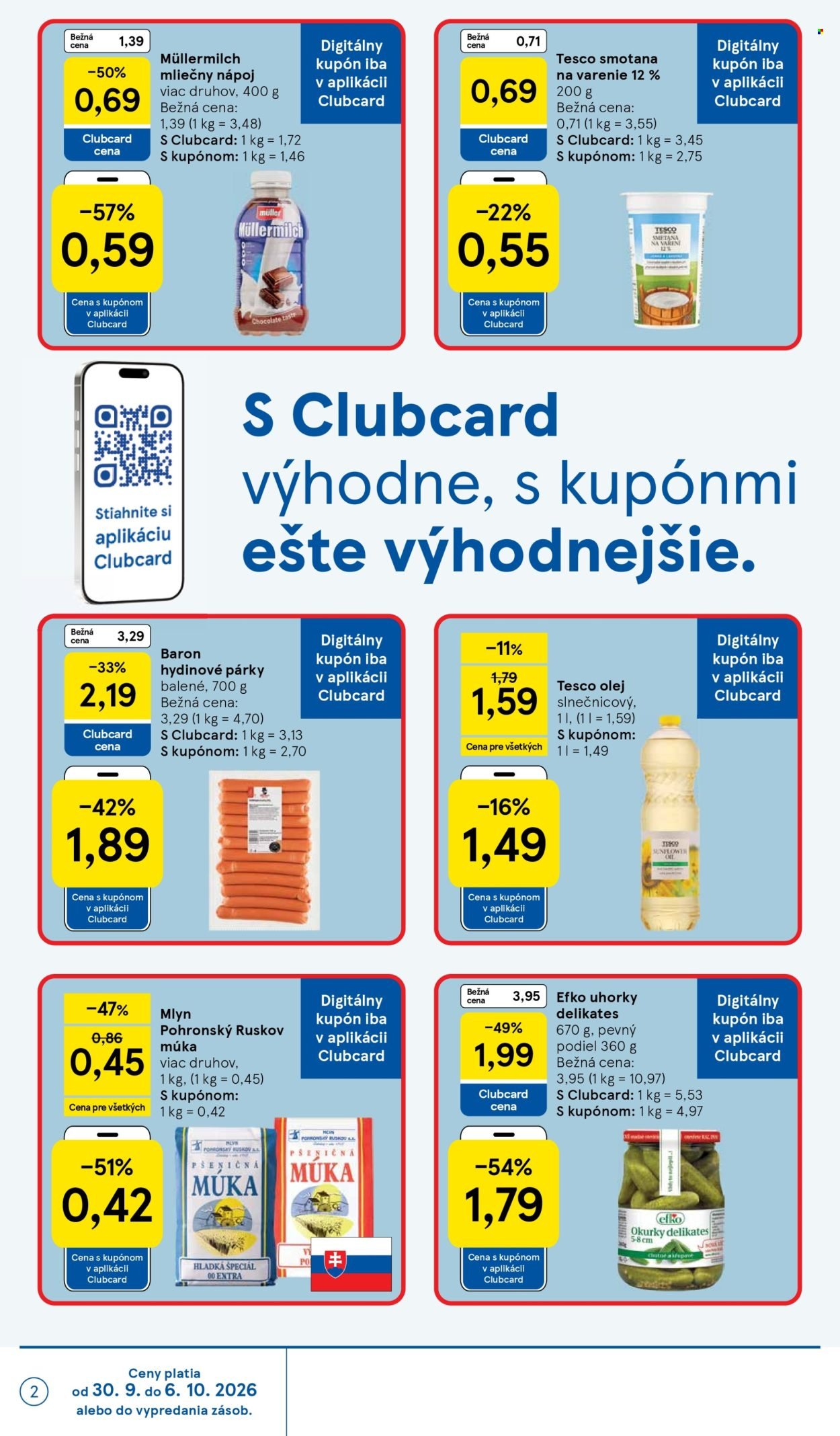 TESCO leták - Od stredy 30.9.2026