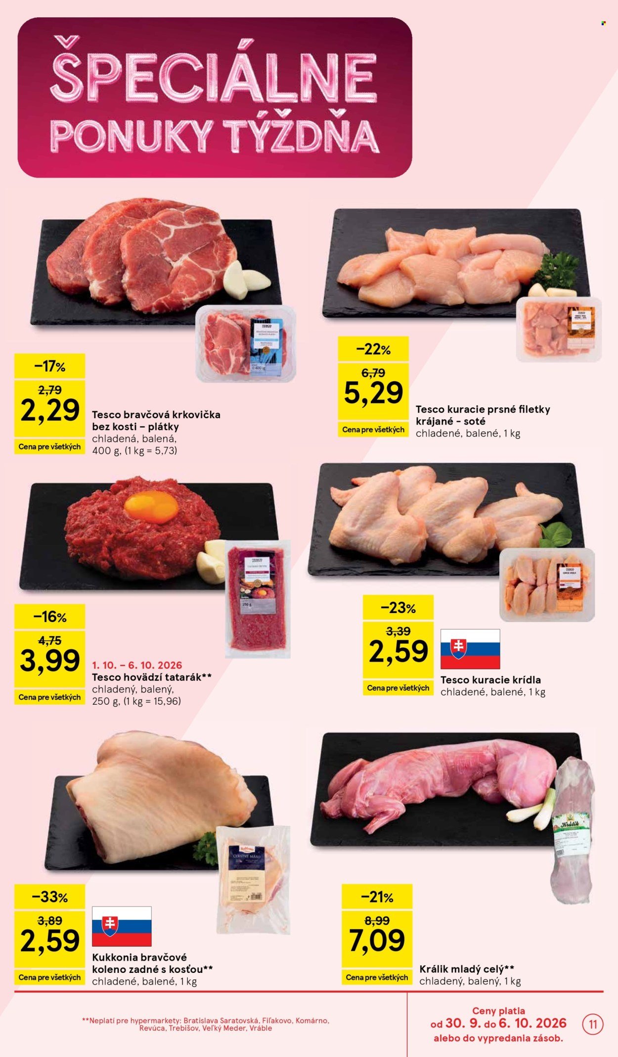 TESCO leták - Od stredy 30.9.2026