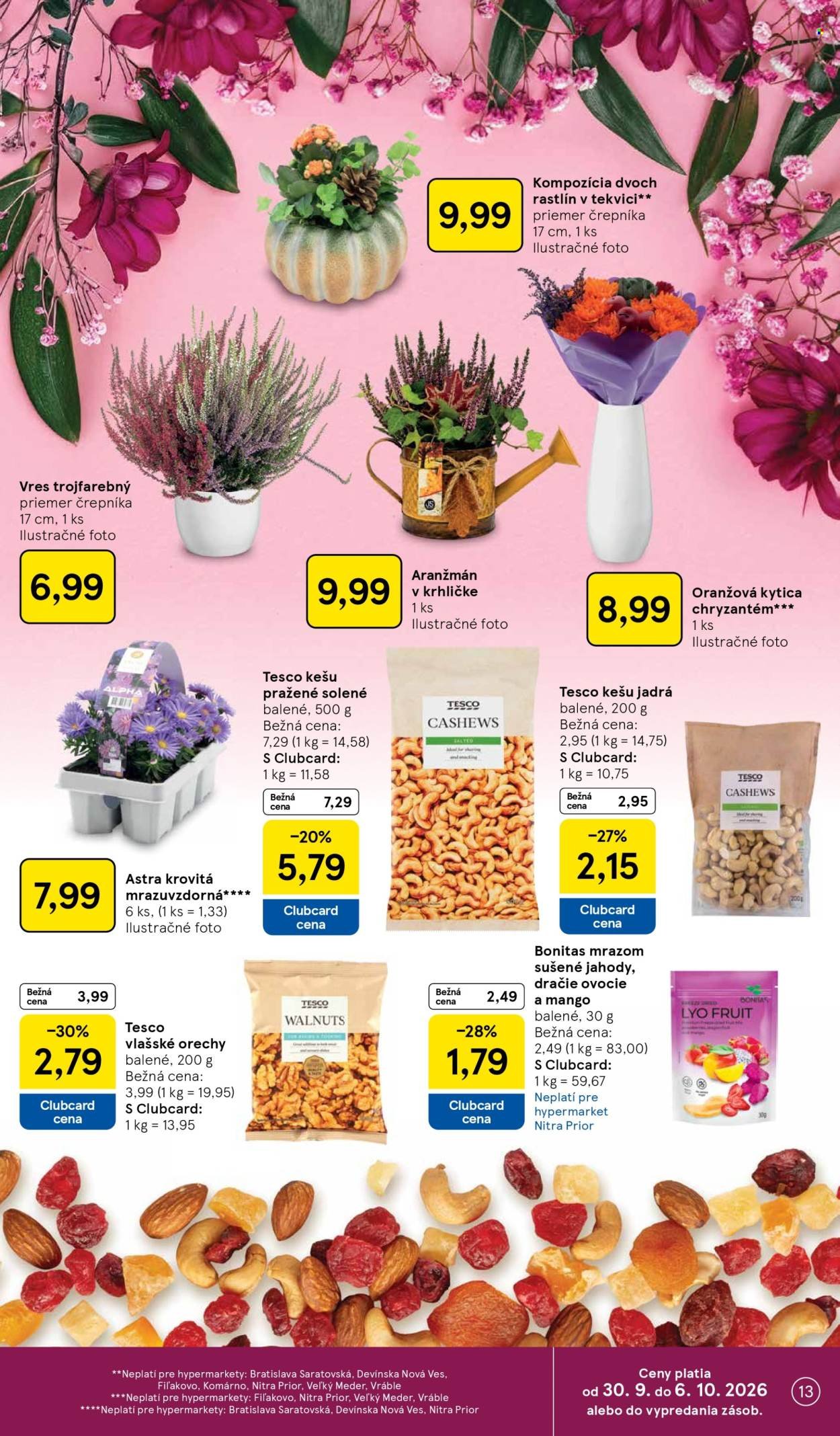 TESCO leták - Od stredy 30.9.2026