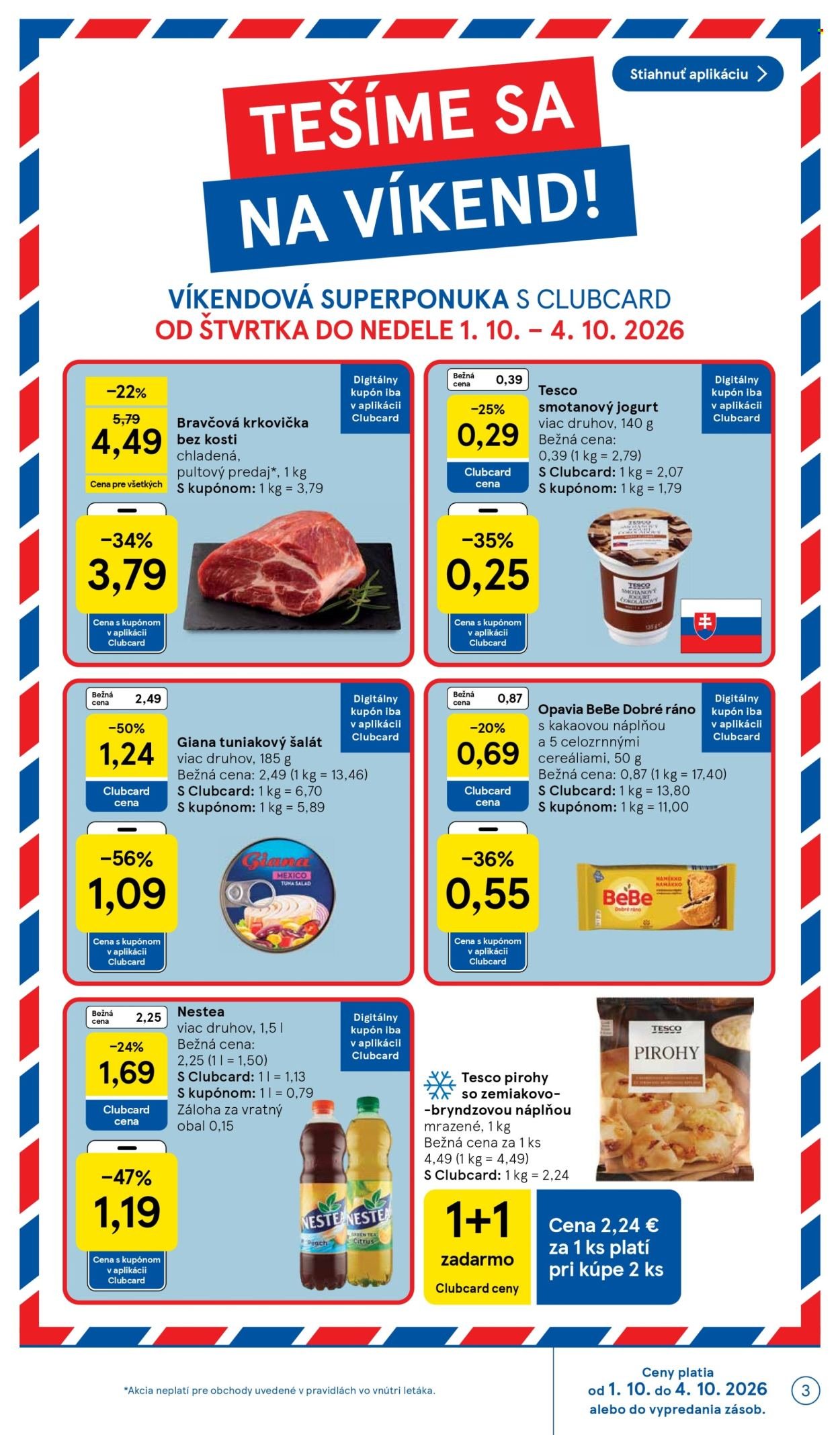 TESCO leták - Od stredy 30.9.2026