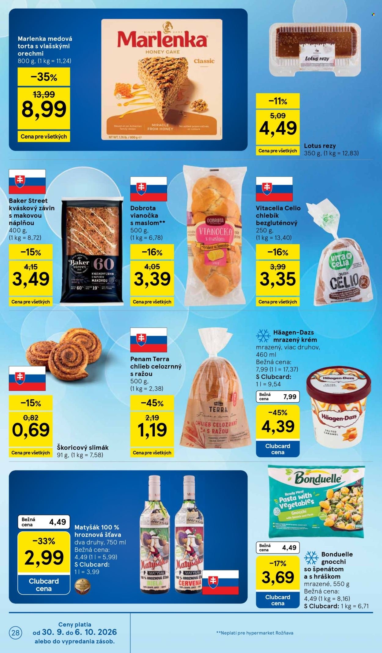 TESCO leták - Od stredy 30.9.2026