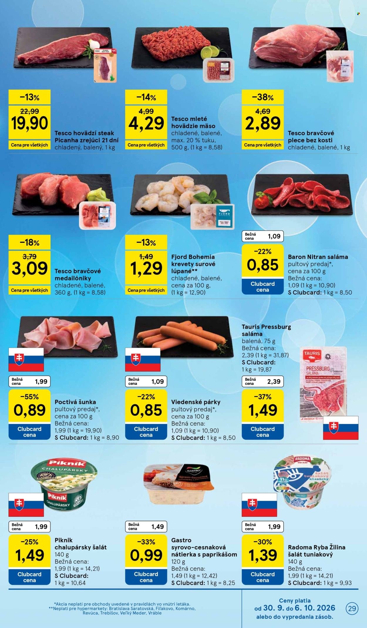 TESCO leták - Od stredy 30.9.2026