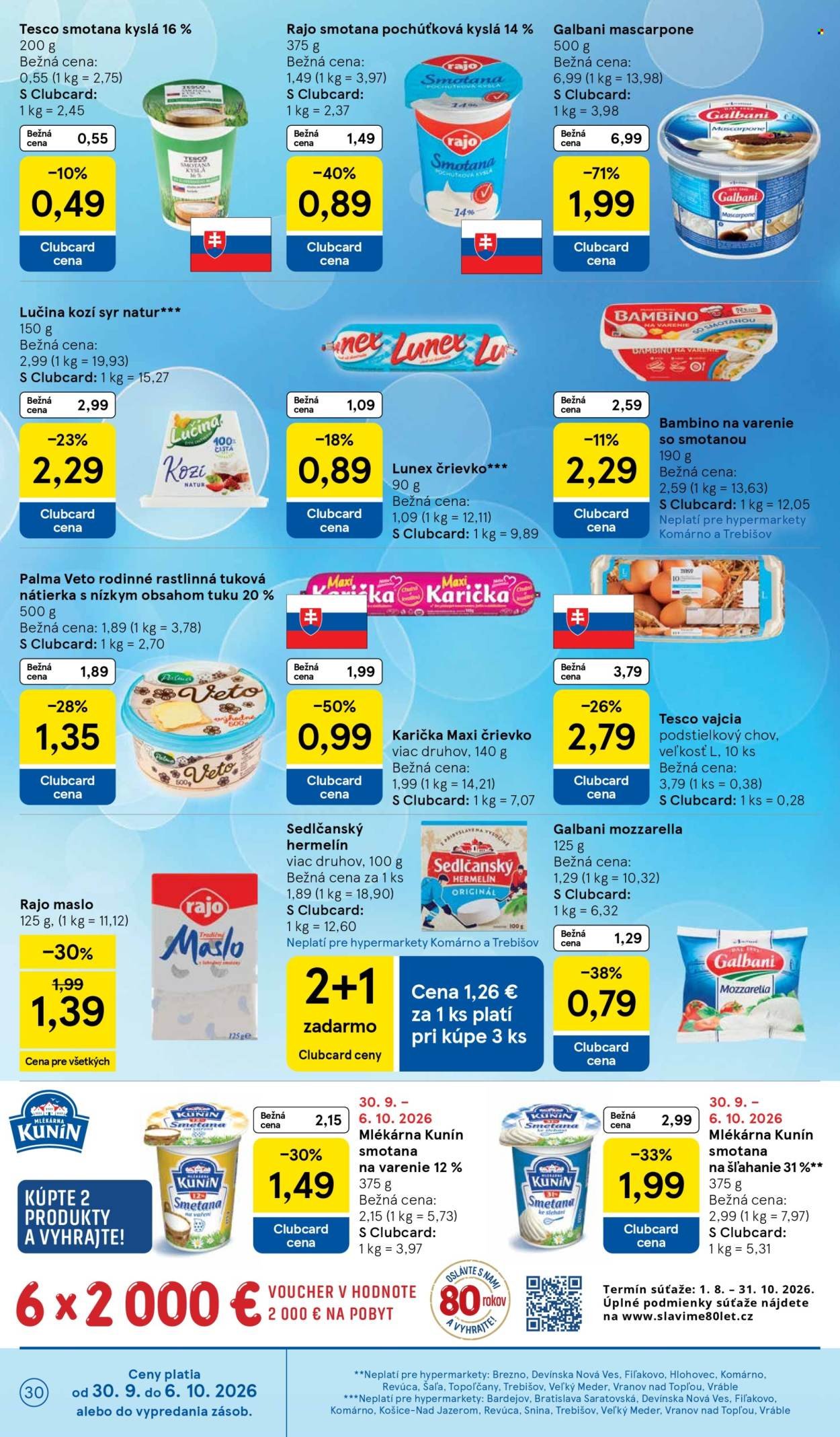 TESCO leták - Od stredy 30.9.2026
