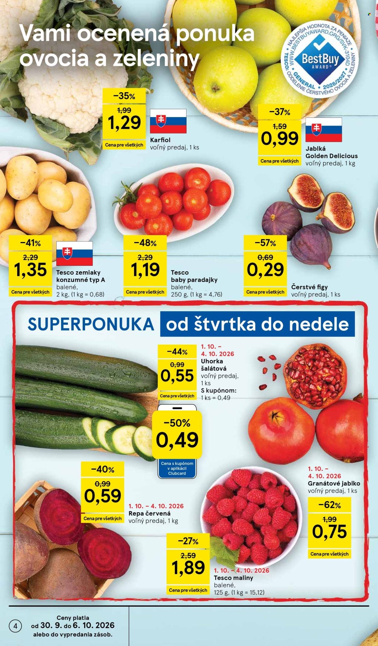 TESCO leták - Od stredy 30.9.2026