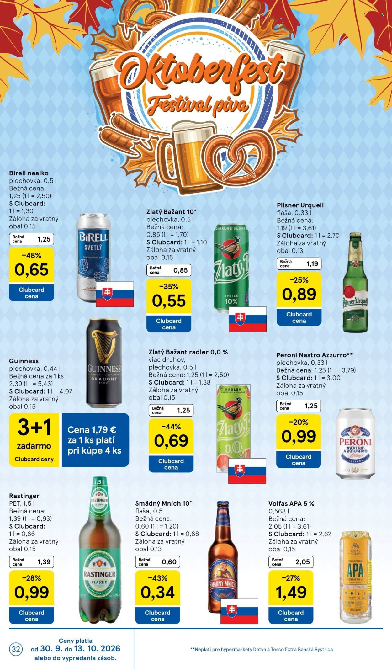 TESCO leták - Od stredy 30.9.2026